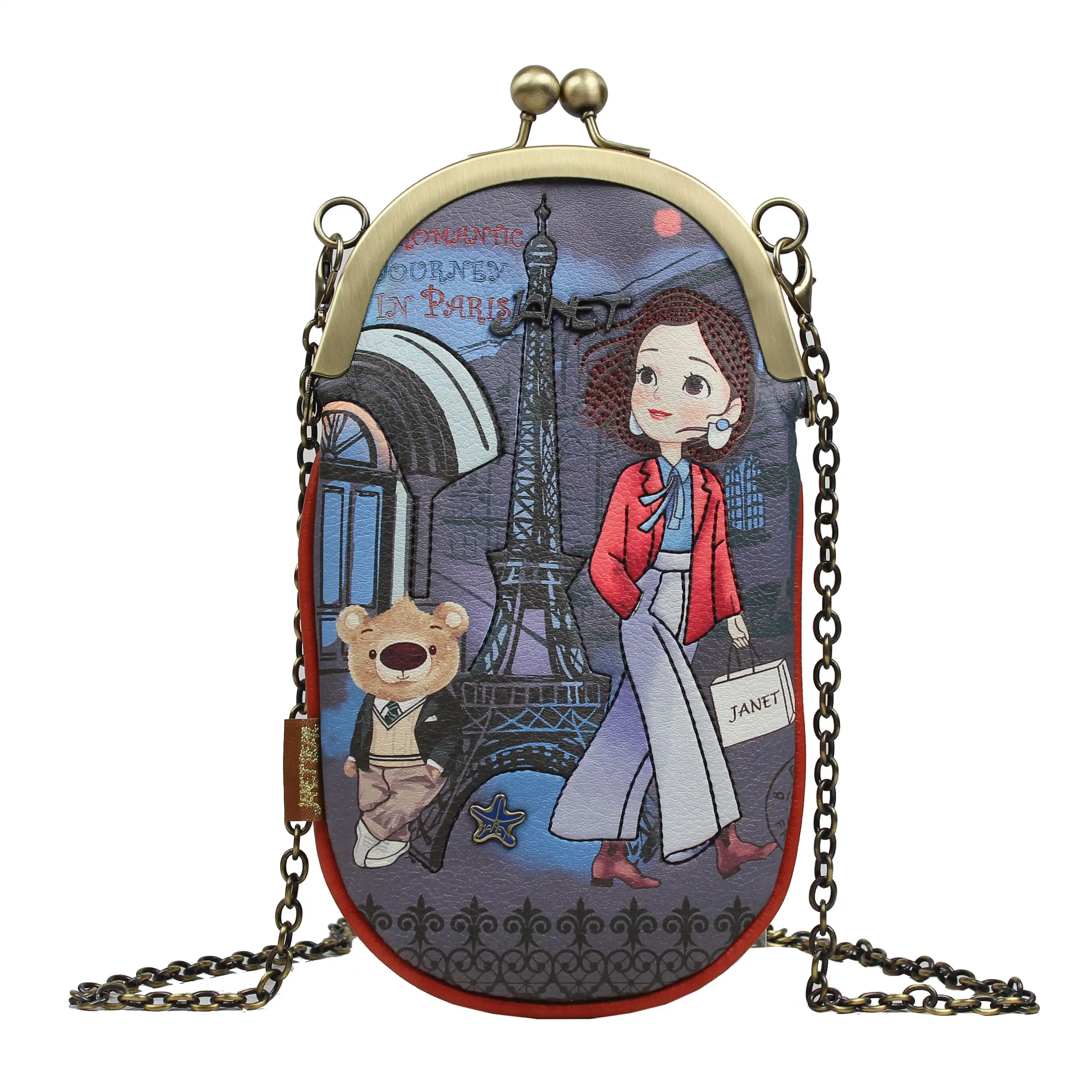 Θήκη Γυαλιών Με Αλυσίδα Janet