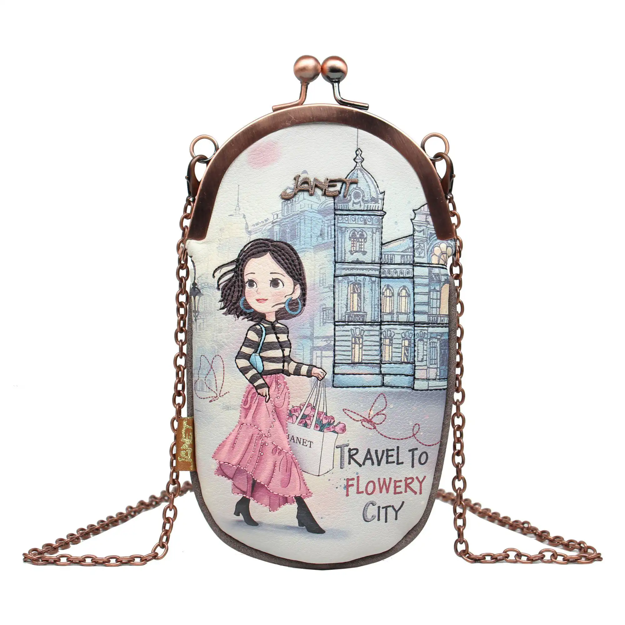 Θήκη Γυαλιών Με Αλυσίδα Janet