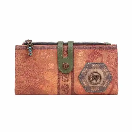 Πορτοφόλι Μεγάλο Με Κουμπί Janet