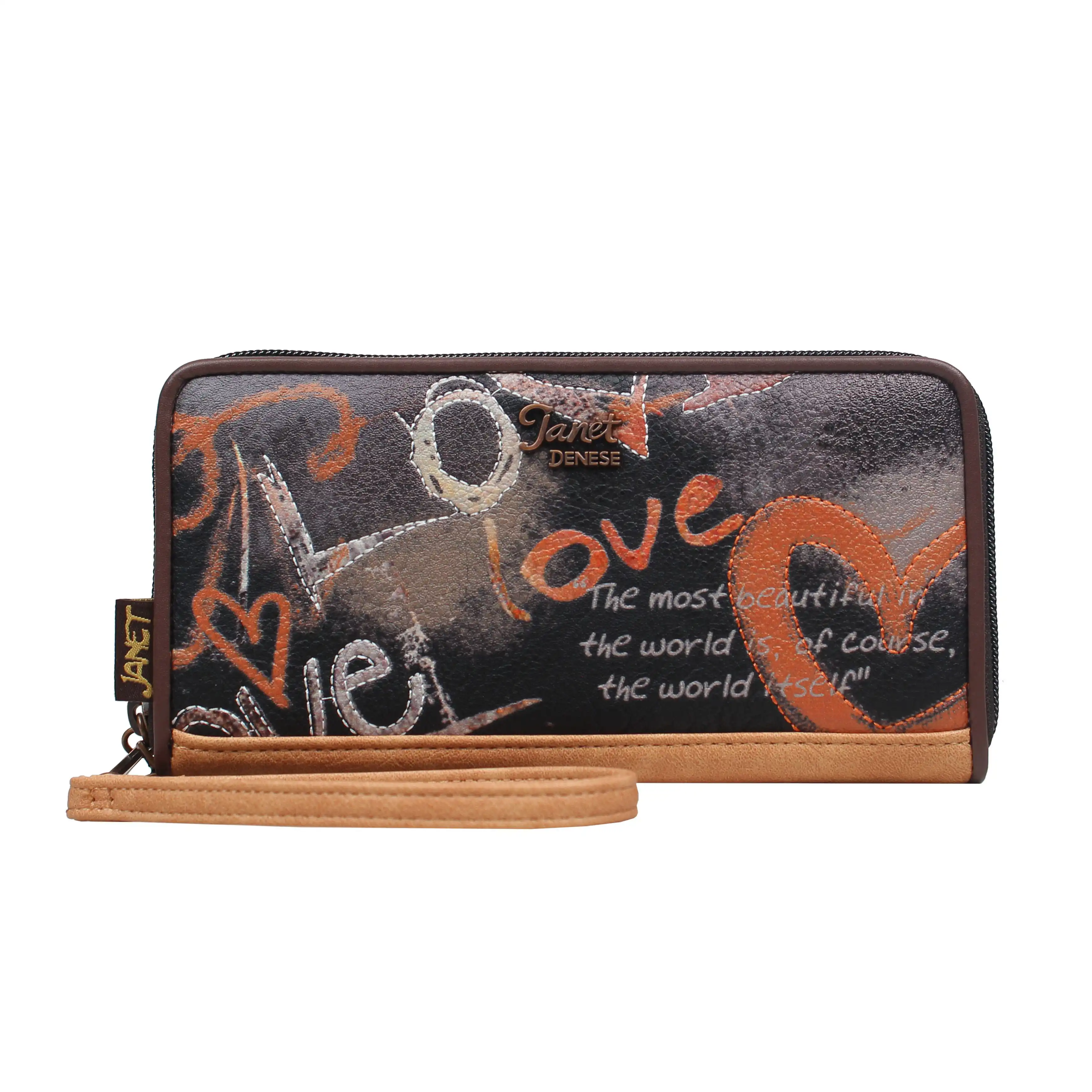Πορτοφόλι Μεγάλο Με Φερμουάρ Janet Πορτοφόλι Μεγάλο Με Φερμουάρ Janet