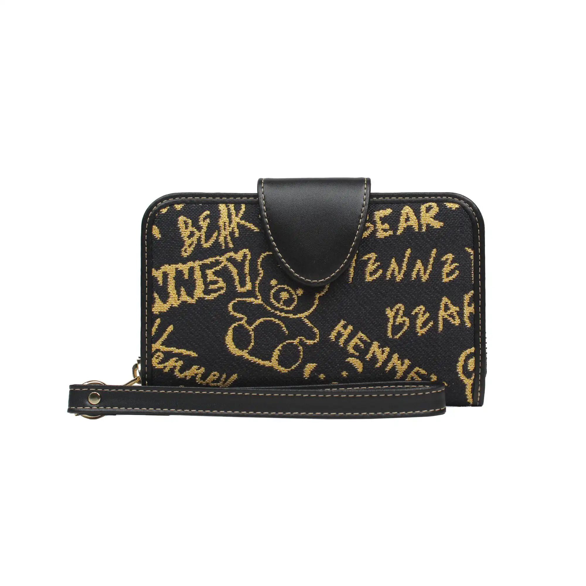 Πορτοφόλι Μεσαίο Με Κουμπί Gold Time Henney Bear Πορτοφόλι Μεσαίο Με Κουμπί Gold Time Henney Bear