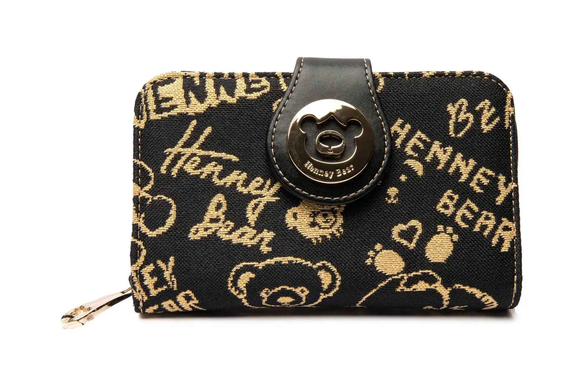 Πορτοφόλι Μεσαίο Με Κουμπί Gold Time Henney Bear Πορτοφόλι Μεσαίο Με Κουμπί Gold Time Henney Bear