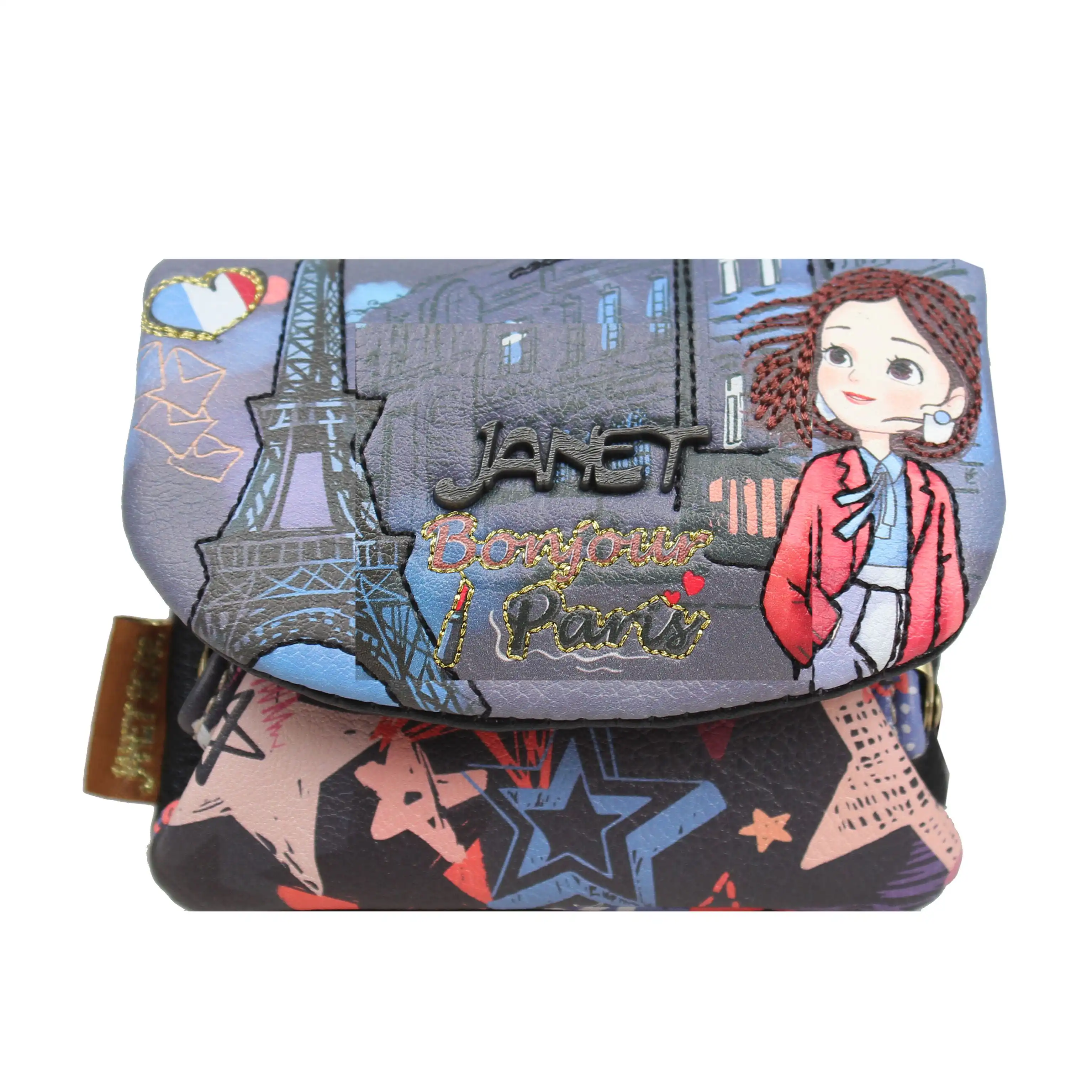 Πορτοφόλι Μικρό Με Καπάκι Janet Πορτοφόλι Μικρό Με Καπάκι Janet