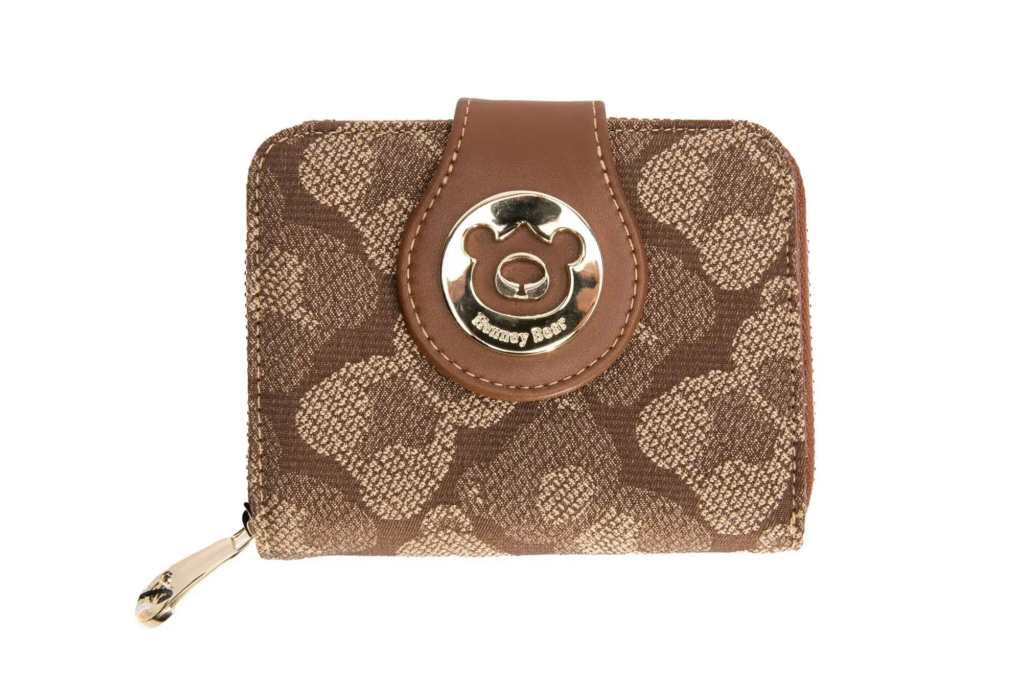 Πορτοφόλι Μικρό Με Κουμπί Shaddow Brown Bear Henney Bear Πορτοφόλι Μικρό Με Κουμπί Shaddow Brown Bear Henney Bear