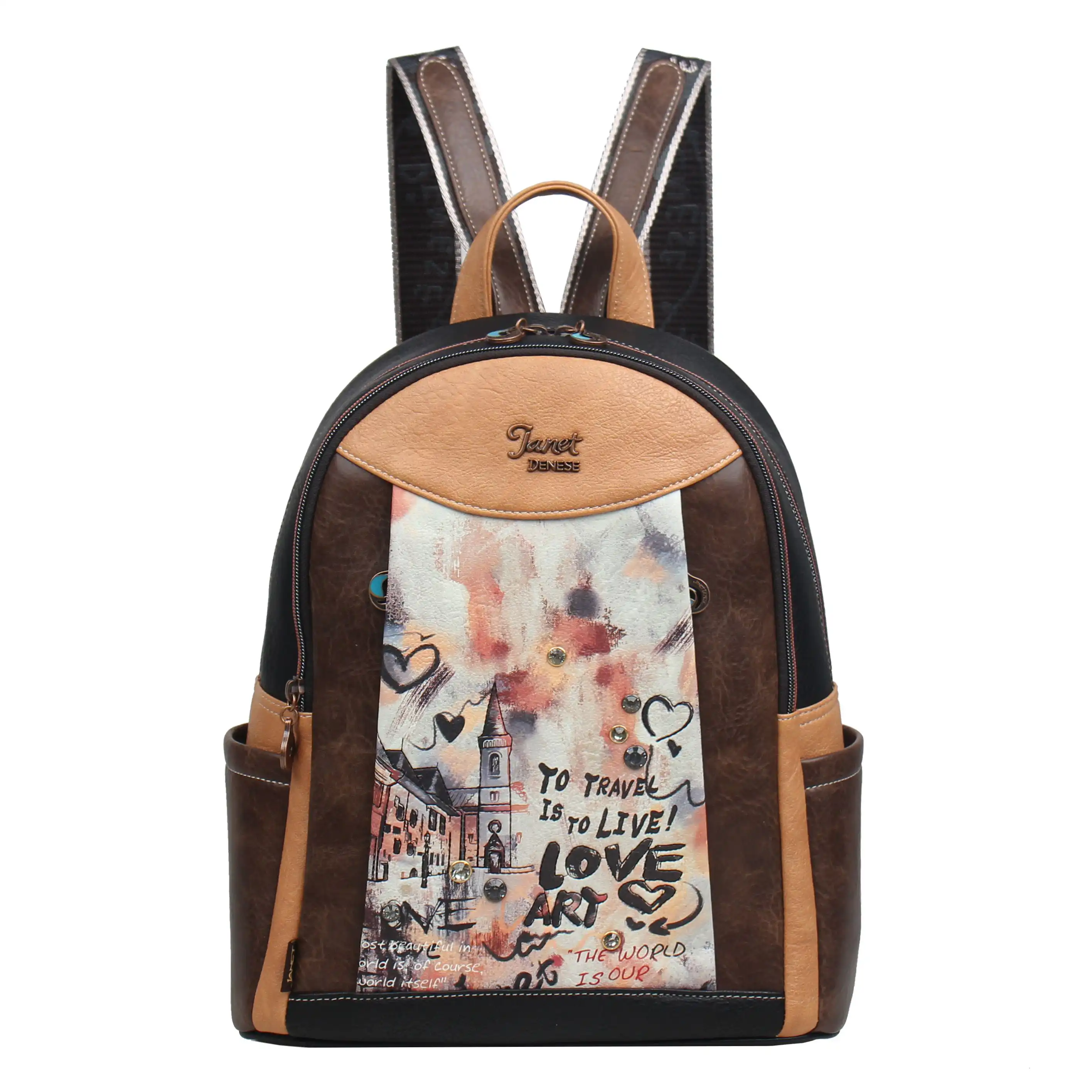 Τσάντα Πλάτης Μεγάλη Janet Τσάντα Πλάτης Μεγάλη Janet