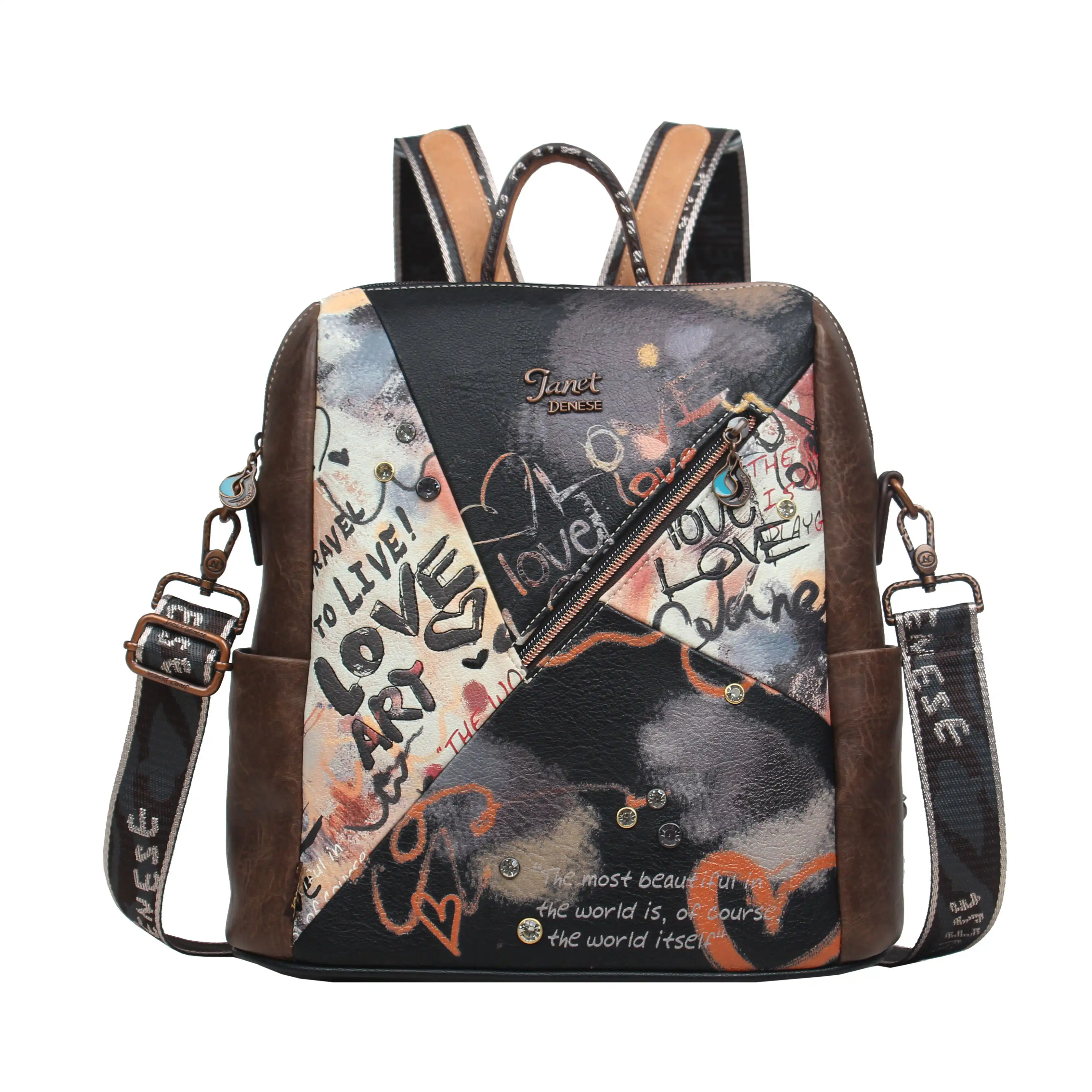 Τσάντα Πλάτης Μεγάλη Janet Τσάντα Πλάτης Μεγάλη Janet