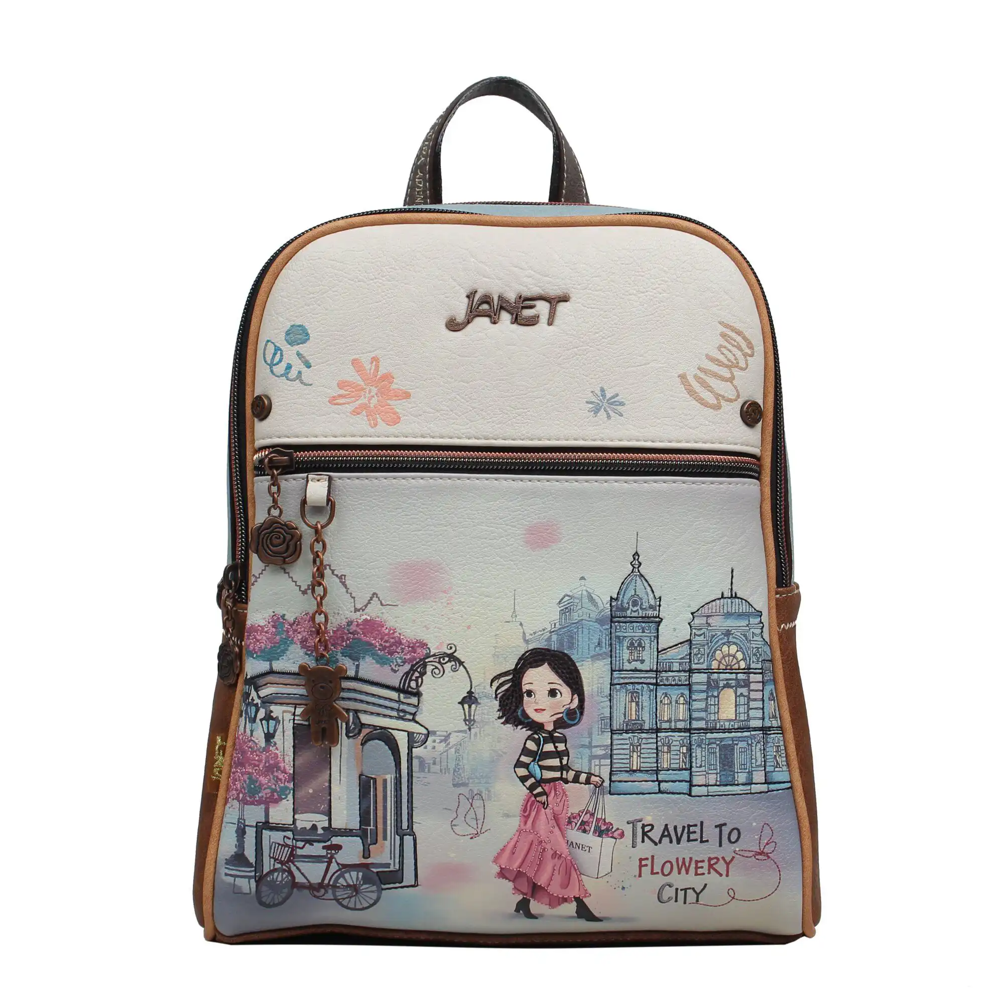 Τσάντα Πλάτης Μεσαία Janet Τσάντα Πλάτης Μεσαία Janet