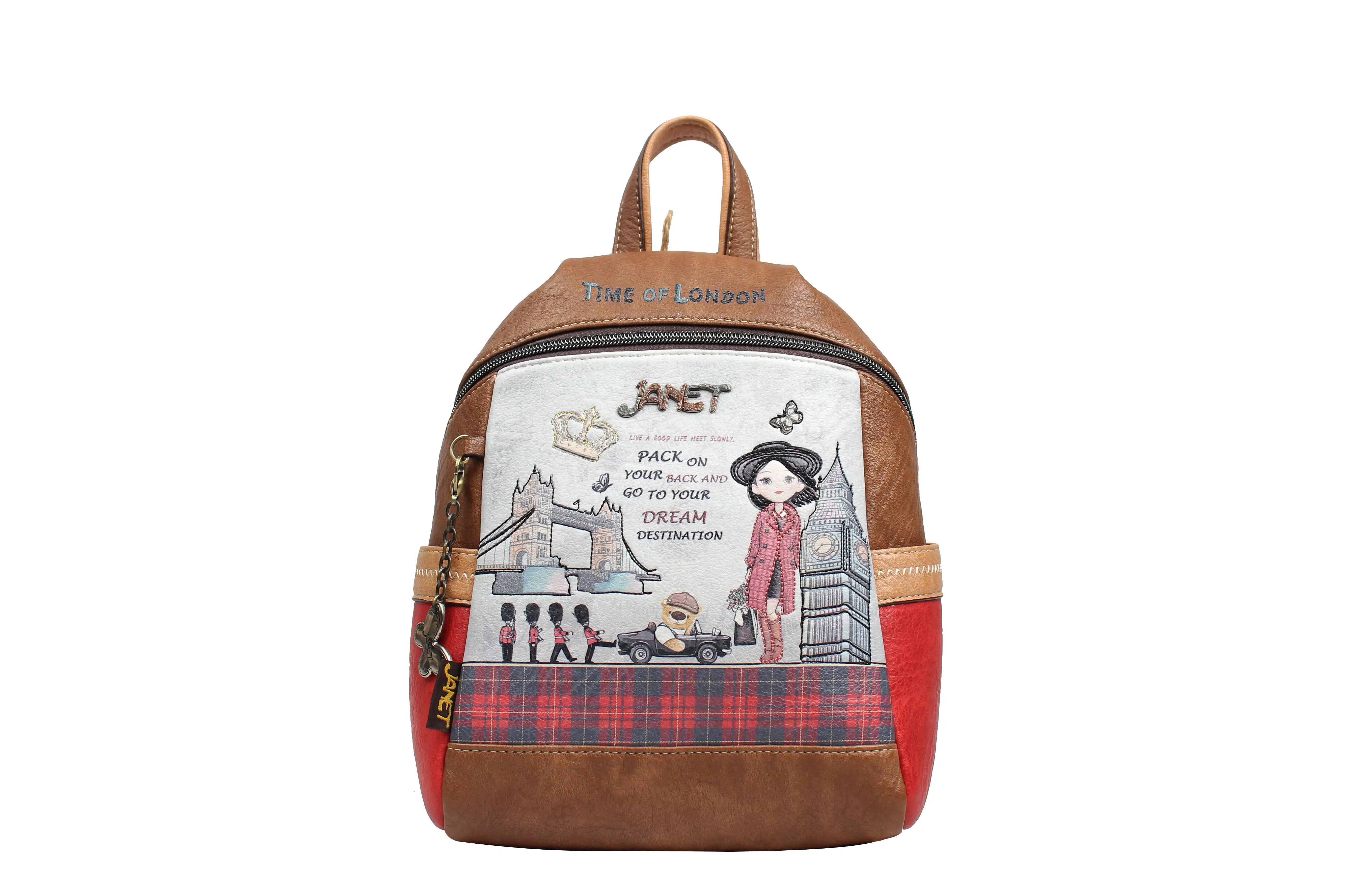 Τσάντα Πλάτης Μικρή Janet Τσάντα Πλάτης Μικρή Janet