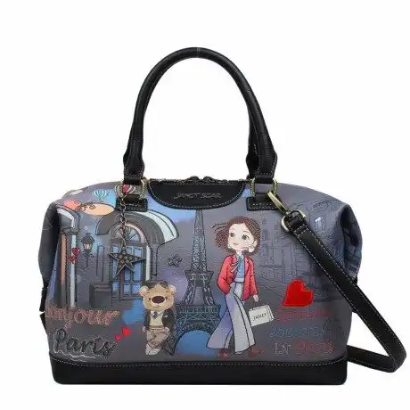 Τσάντα Χειρός Ώμου Βαρελάκι Μεσαία Janet