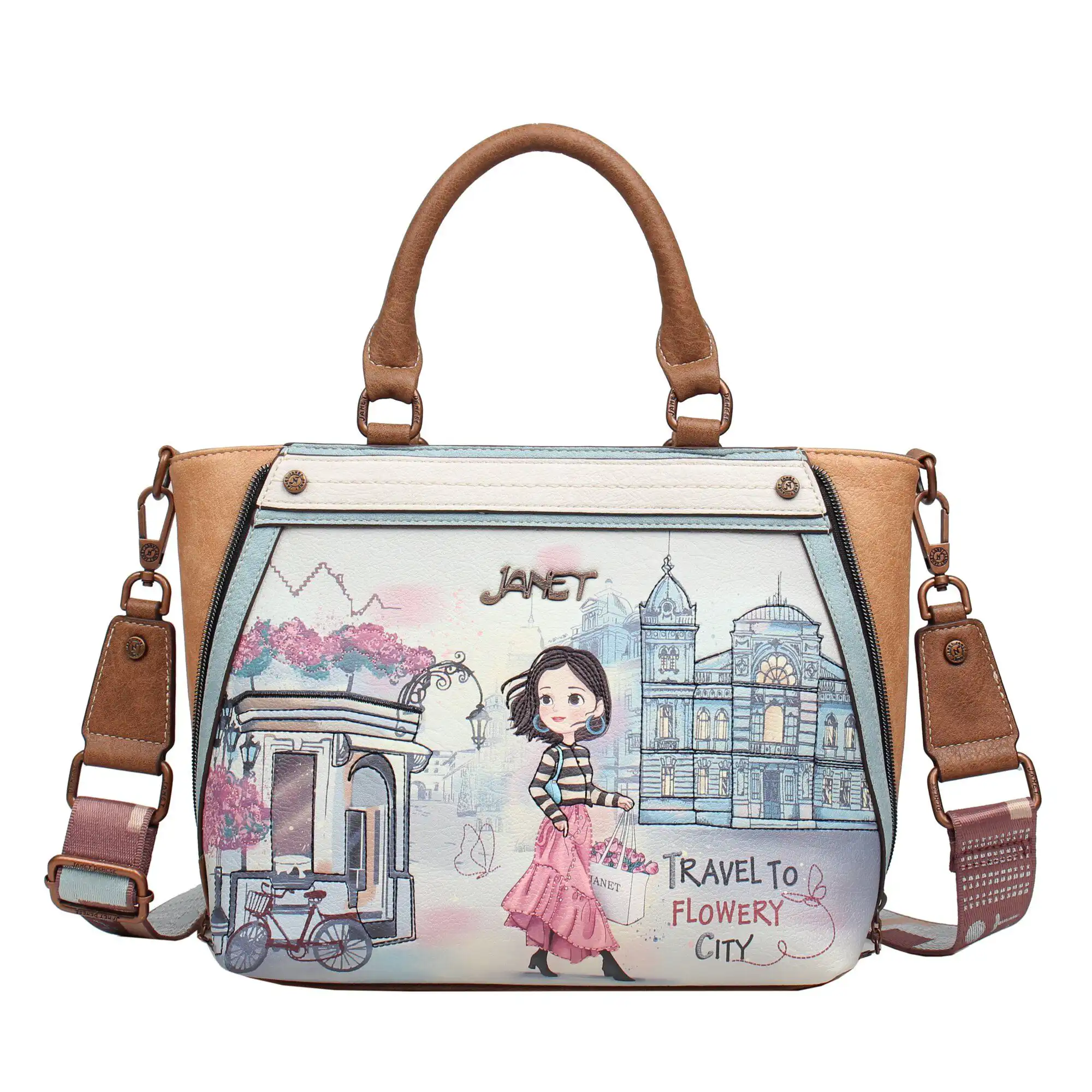 Τσάντα Χειρός Ώμου Μεγάλη Janet