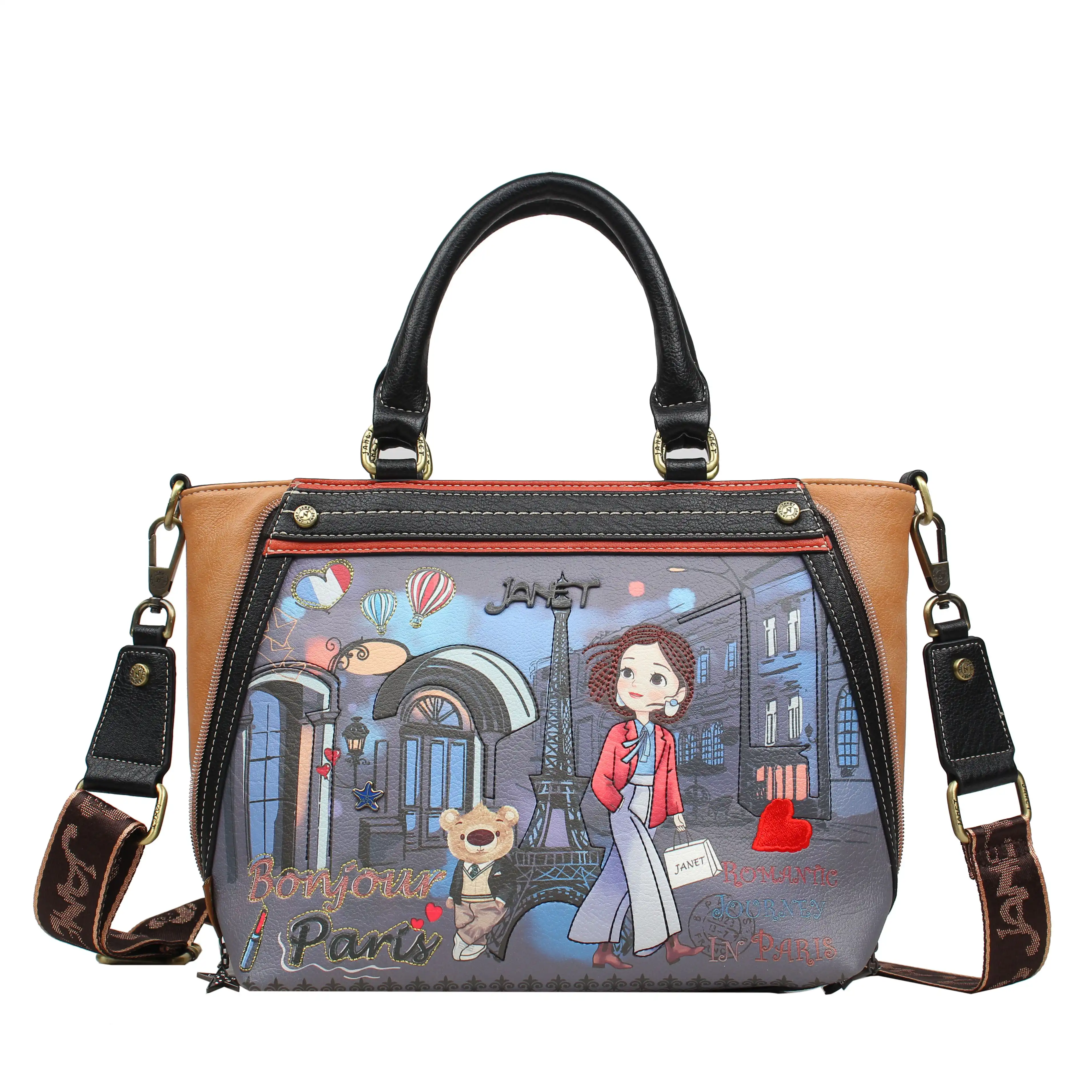 Τσάντα Χειρός Ώμου Μεγάλη Janet