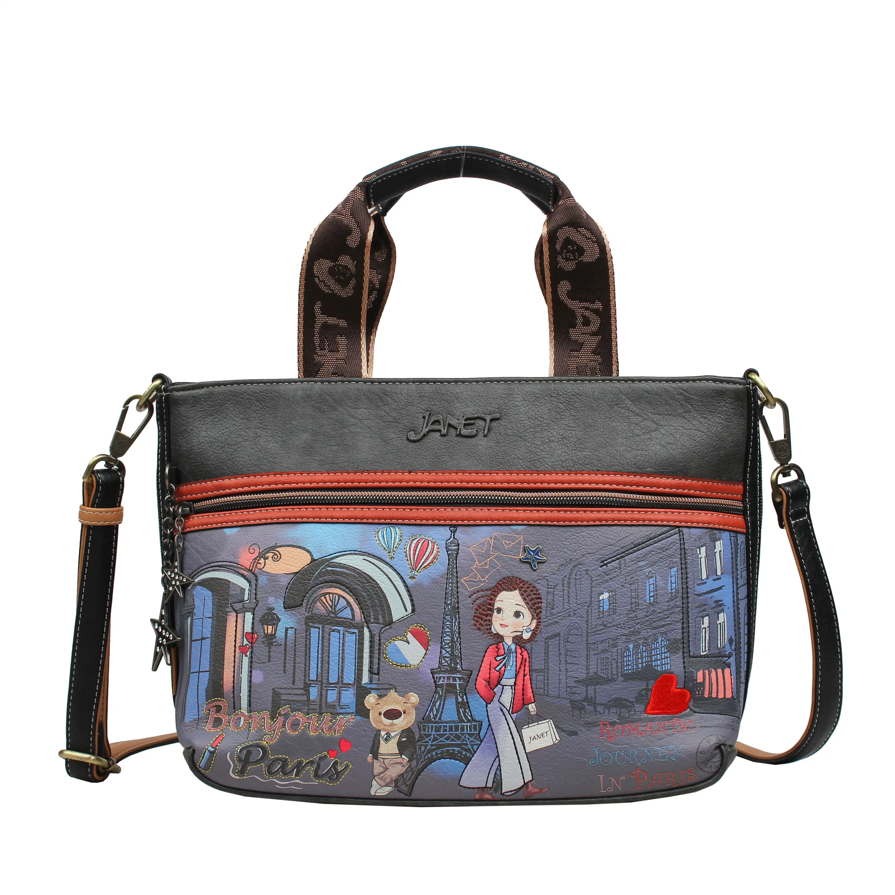 Τσάντα Χειρός Ώμου Μεγάλη Janet