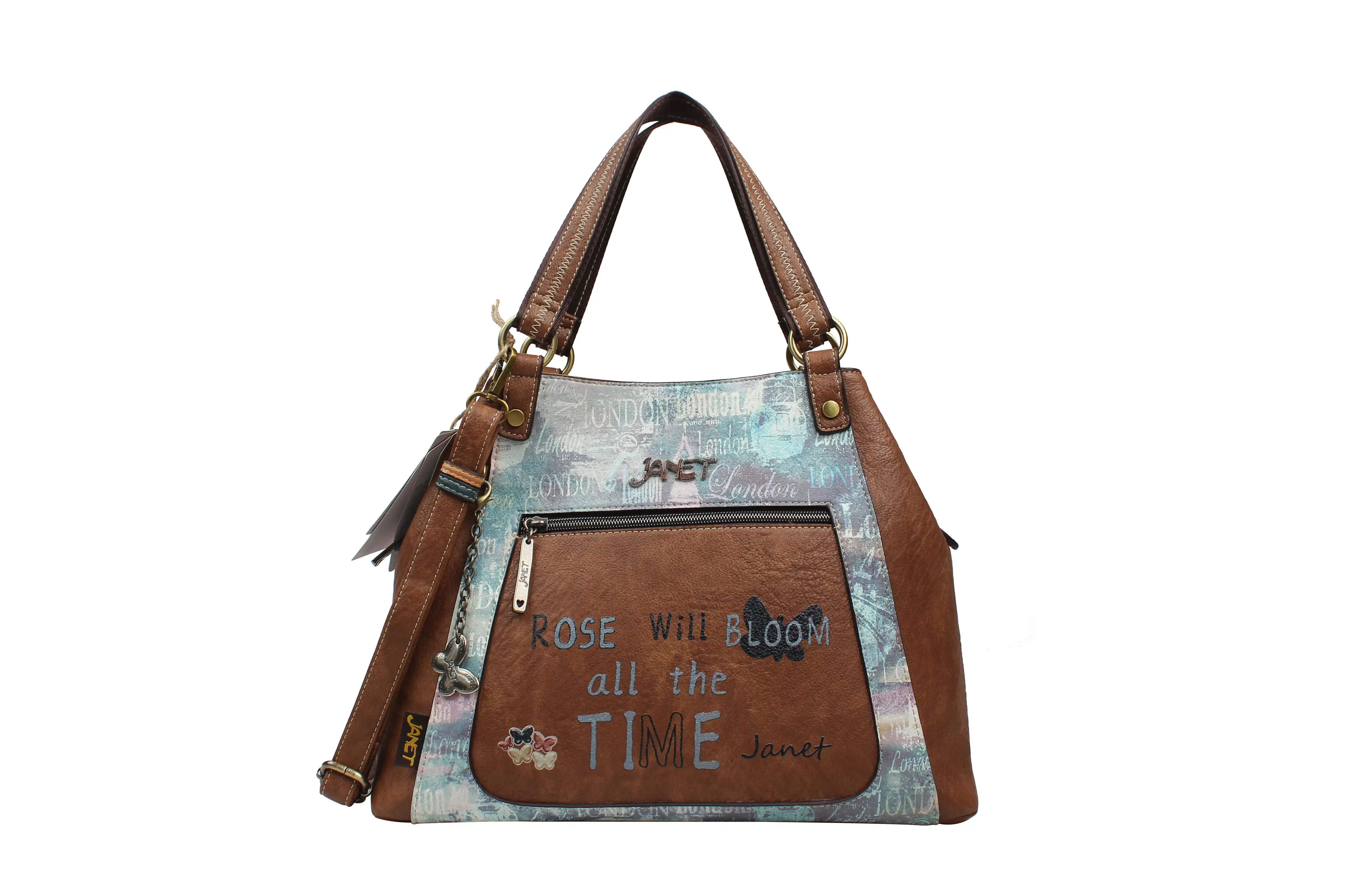 Τσάντα Χειρός Ώμου Μεσαία Janet