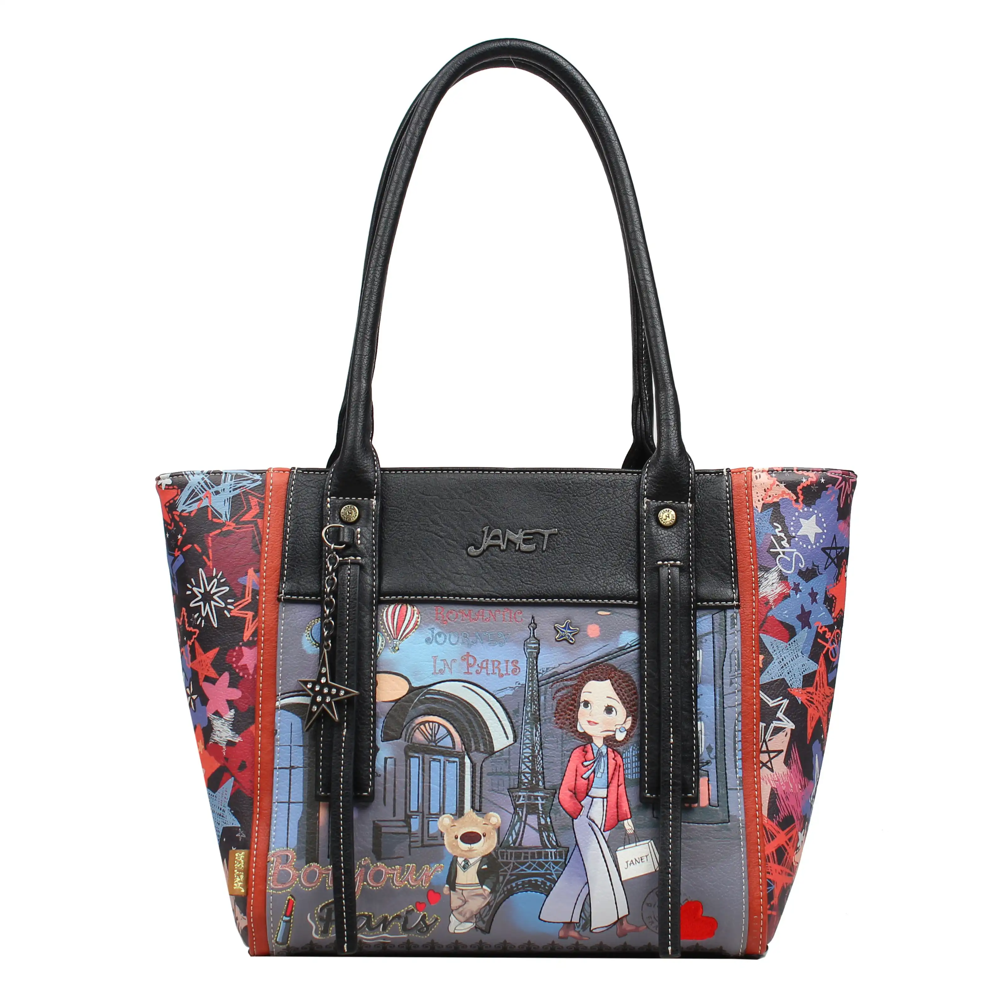 Τσάντα Χειρός Ώμου Μεσαία Janet