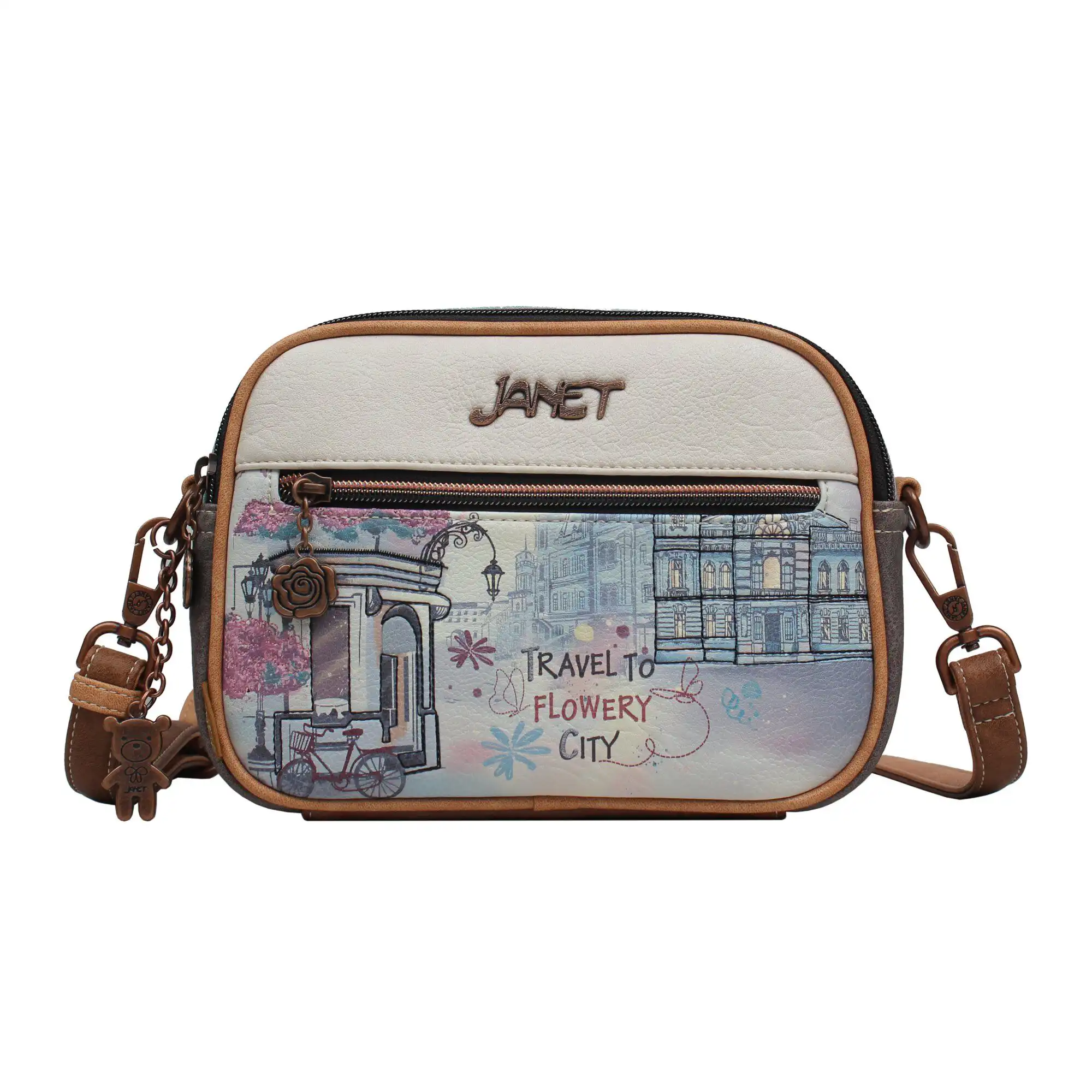 Τσάντα Χιαστί Μεσαία Janet