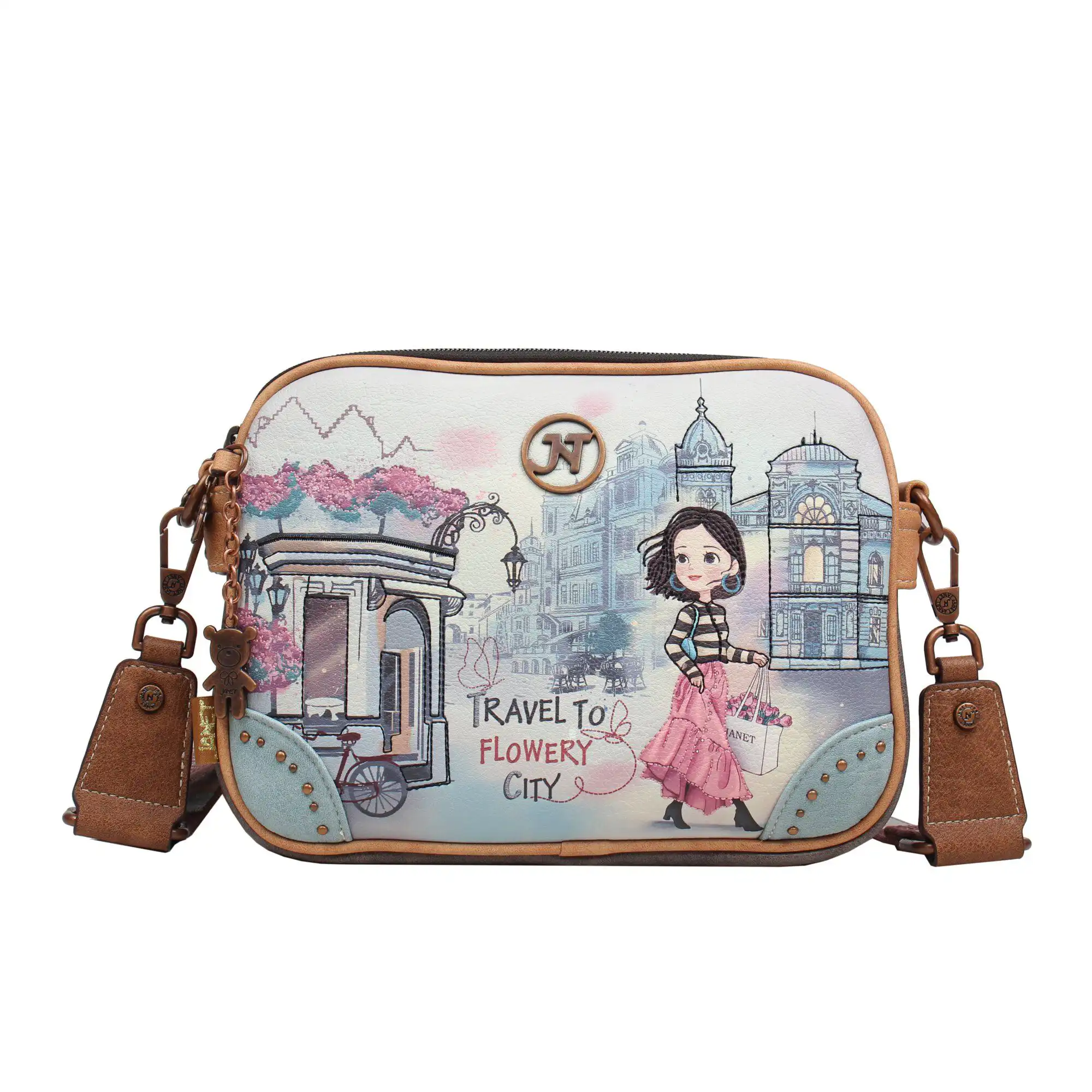 Τσάντα Χιαστί Μεσαία Janet