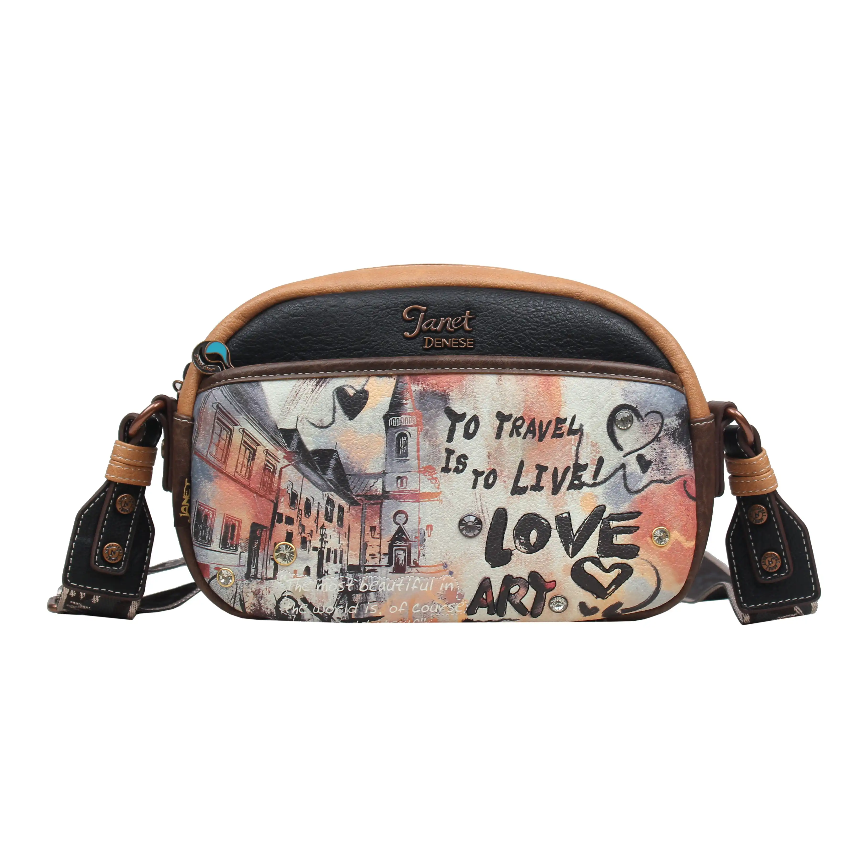 Τσάντα Χιαστί Μεσαία Janet