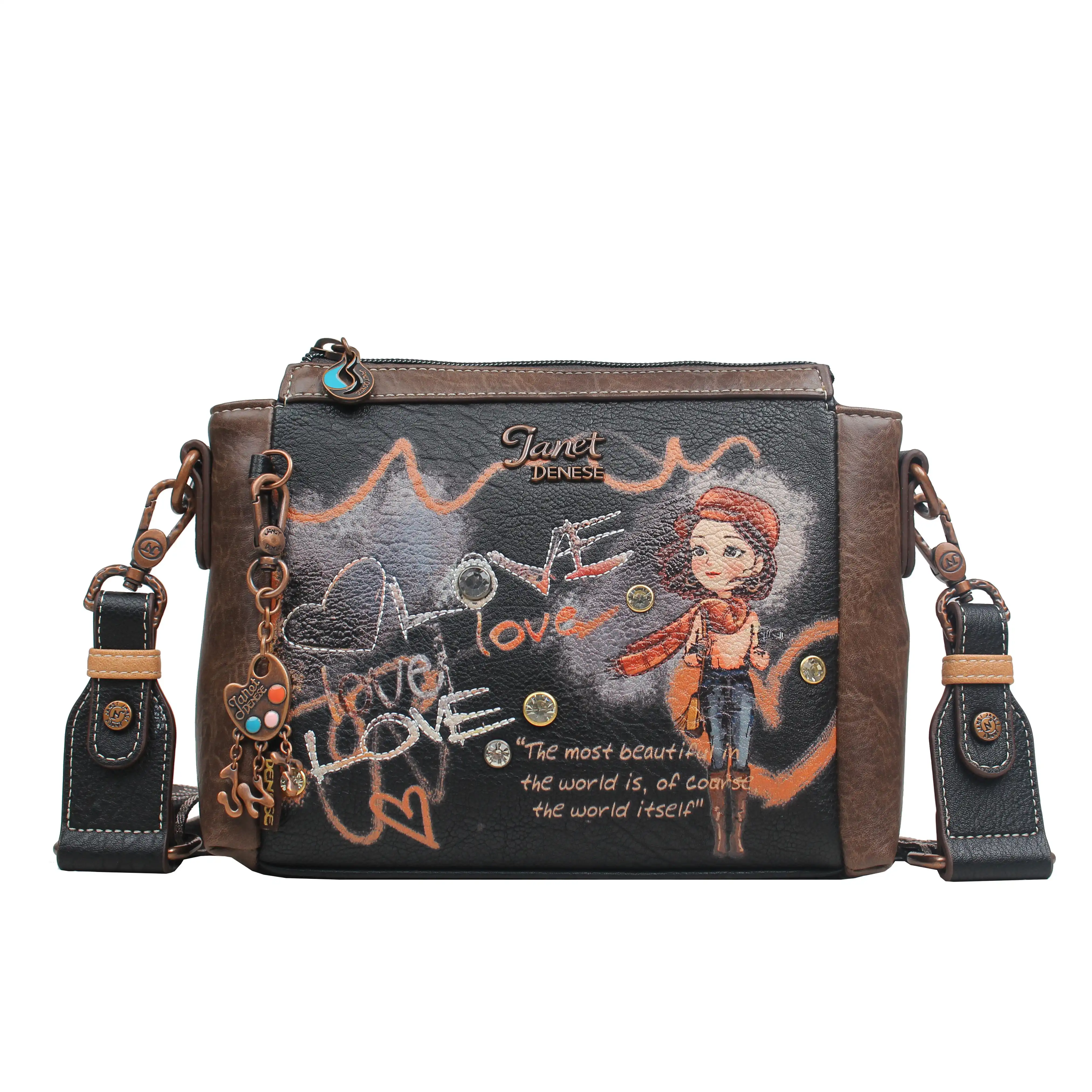 Τσάντα Χιαστί Μεσαία Janet