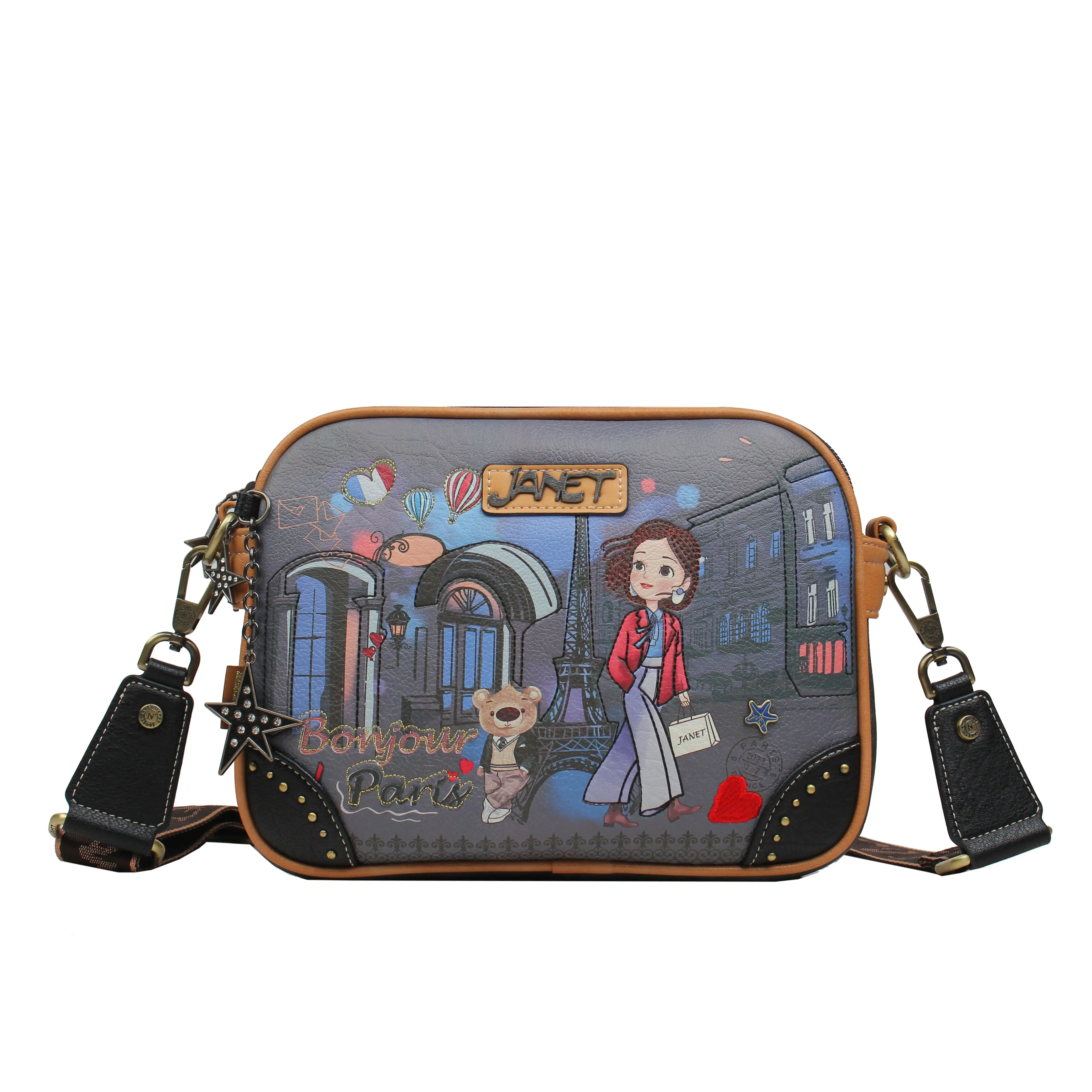 Τσάντα Χιαστί Μεσαία Janet