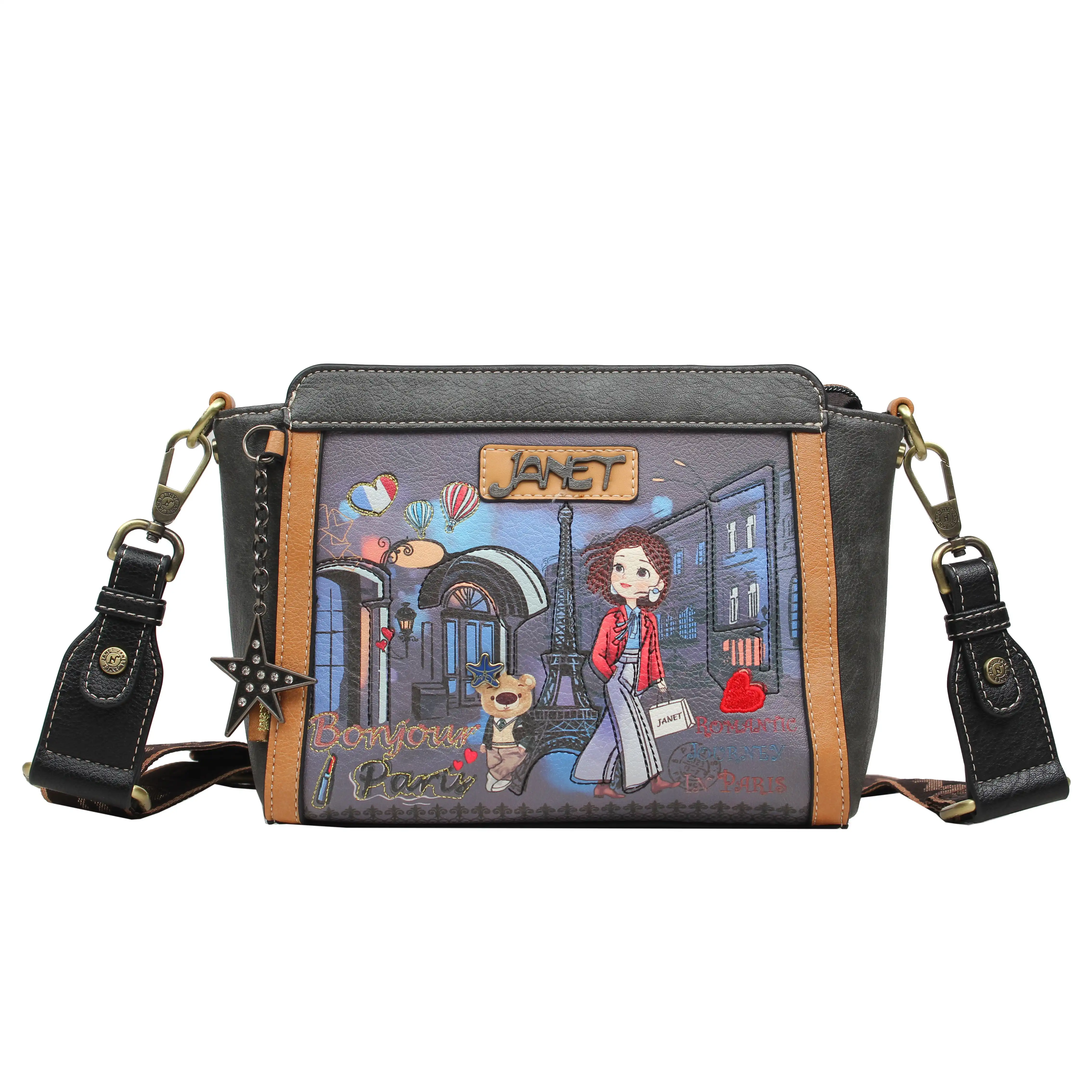 Τσάντα Χιαστί Μεσαία Janet