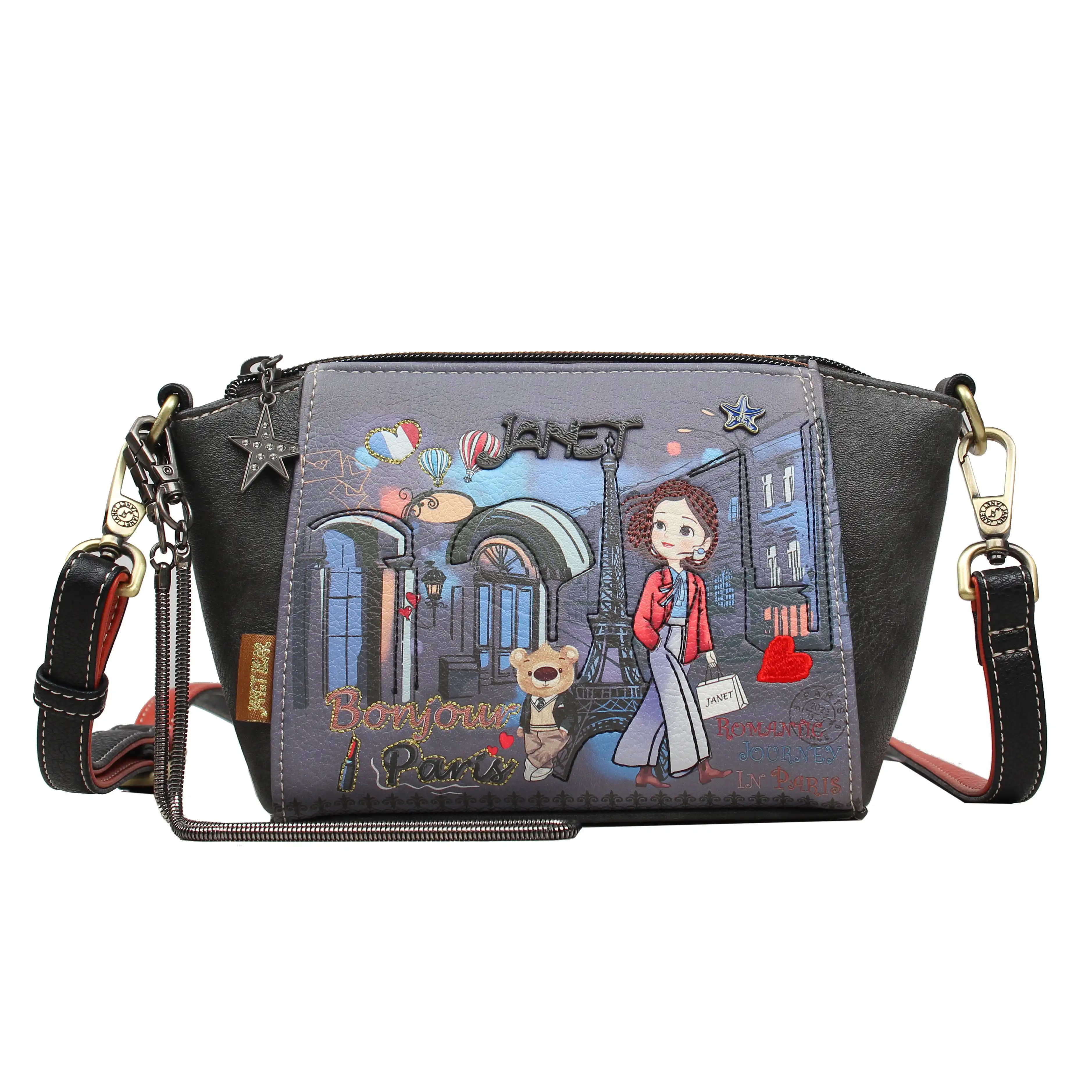 Τσάντα Χιαστί Μεσαία Janet