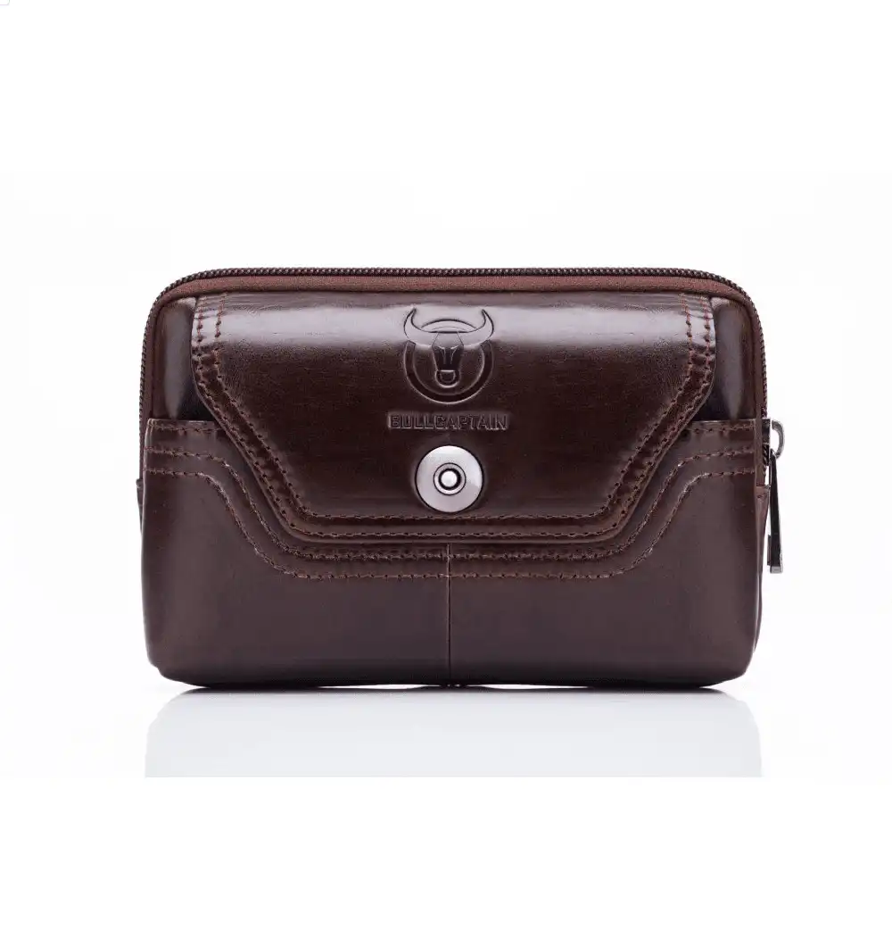 Δερμάτινο τσαντάκι μέσης (ζώνης) Bull Captain YB 04 σκούρο καφέ Δερμάτινο τσαντάκι μέσης (ζώνης) Bull Captain YB 04 σκούρο καφέ
