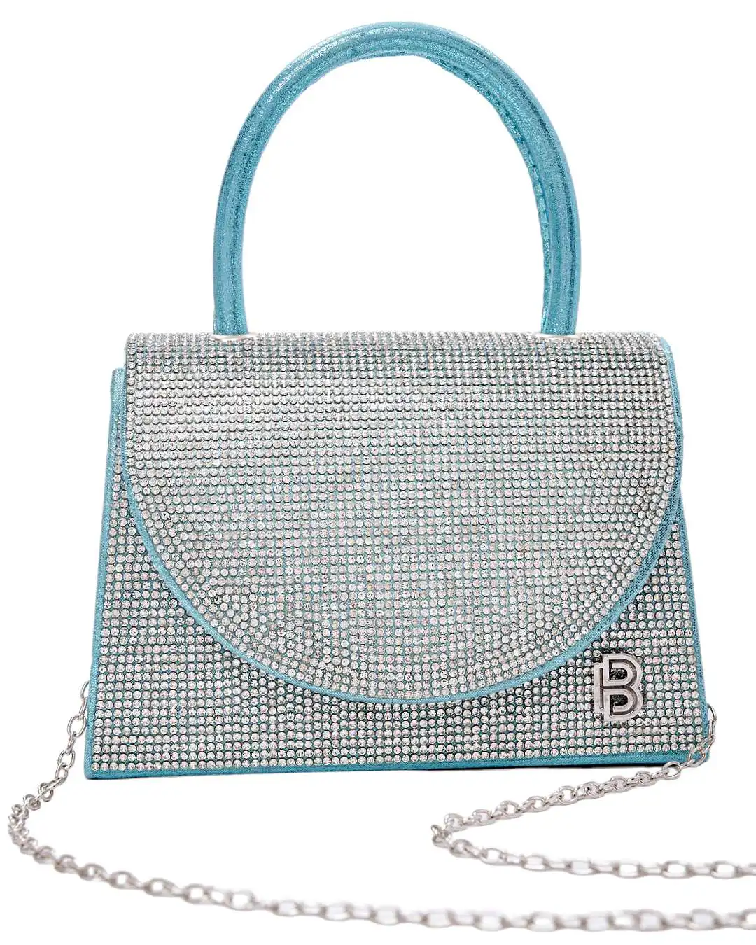 Τσάντα φάκελος clutch JH-22002 – Γαλάζιο