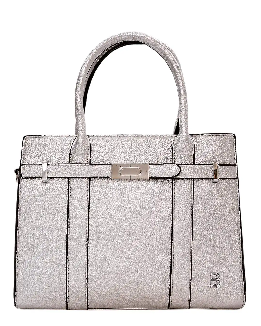 Τσάντα ώμου QR-23907 – Ασημί