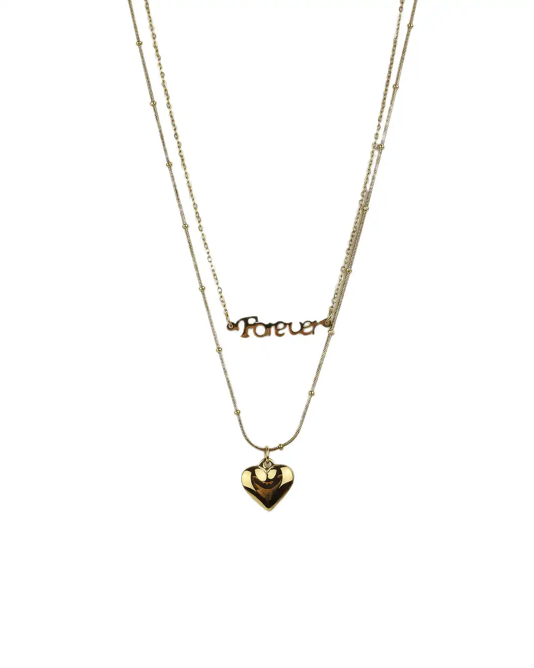 Αλυσίδα λαιμού με καρδιά DJ-014 – Χρυσό Αλυσίδα λαιμού με καρδιά DJ-014 – Χρυσό