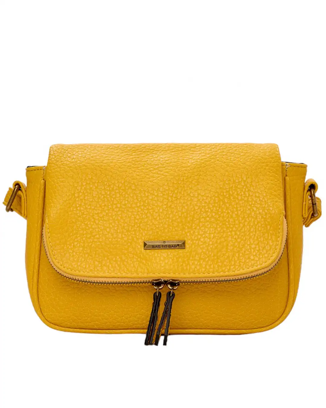 Τσαντάκι χιαστή P-6184 – Κίτρινο