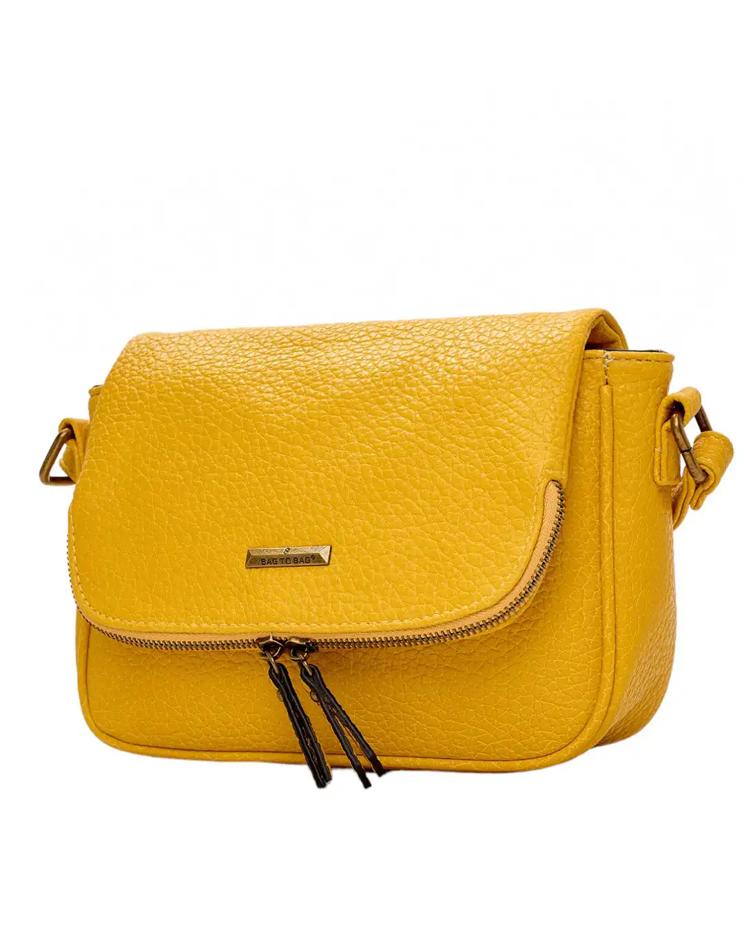 Τσαντάκι χιαστή P-6184 – Κίτρινο