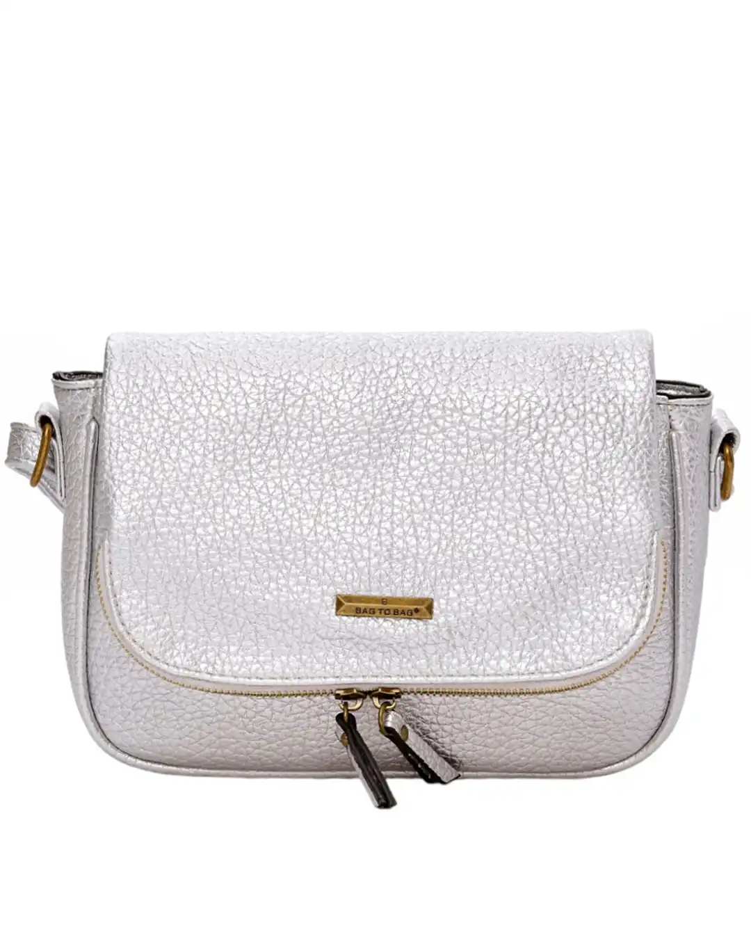 Τσαντάκι χιαστή P-6184 – Ασημί