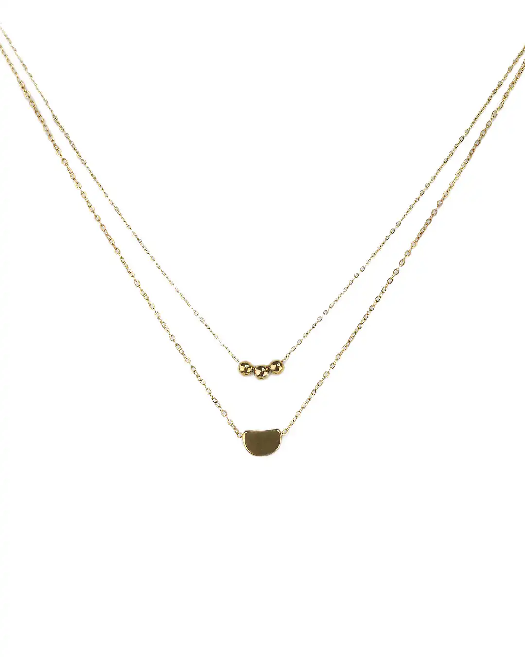 Διπλή αλυσίδα λαιμού DJ-011 – Χρυσό Διπλή αλυσίδα λαιμού DJ-011 – Χρυσό