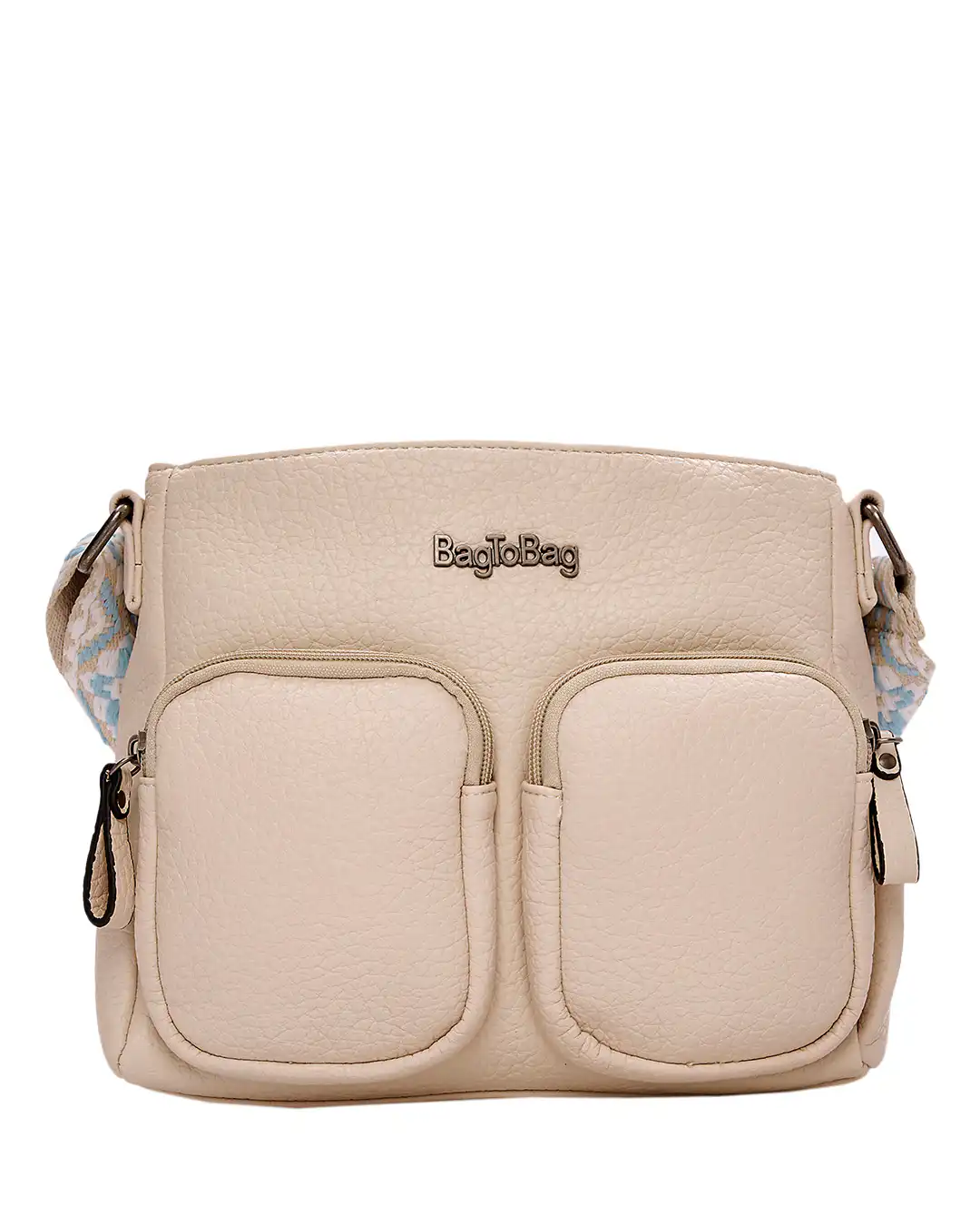 Τσάντα χιαστή W-6214 – Μπέζ