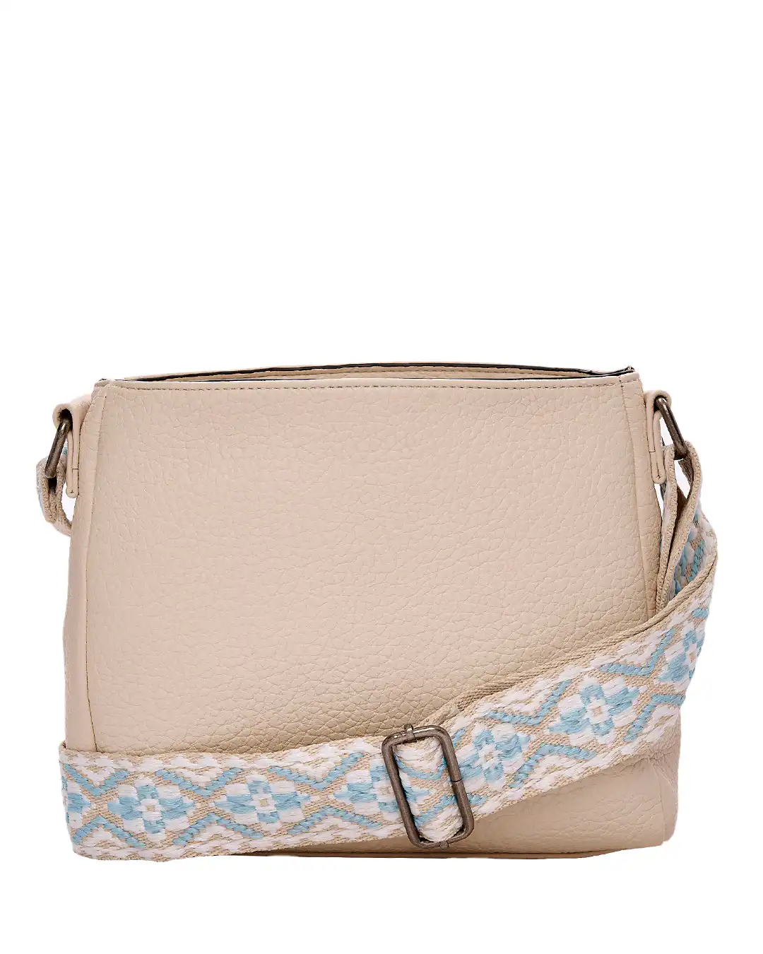 Τσάντα χιαστή W-6214 - Μπέζ