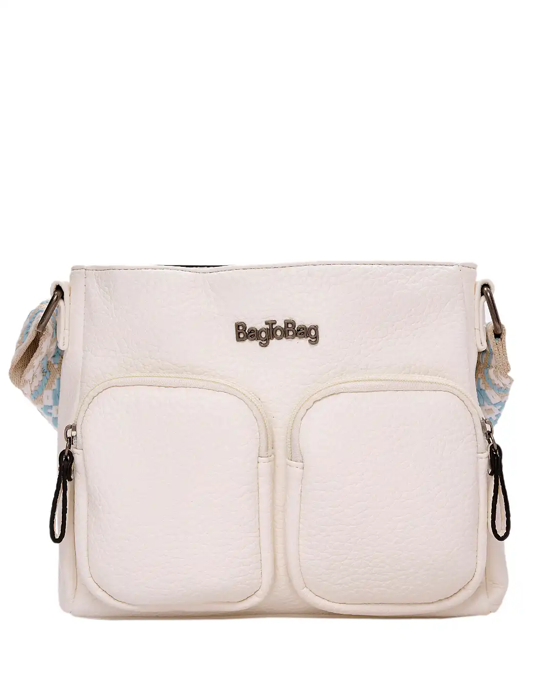 Τσάντα χιαστή W-6214 – Ασπρο