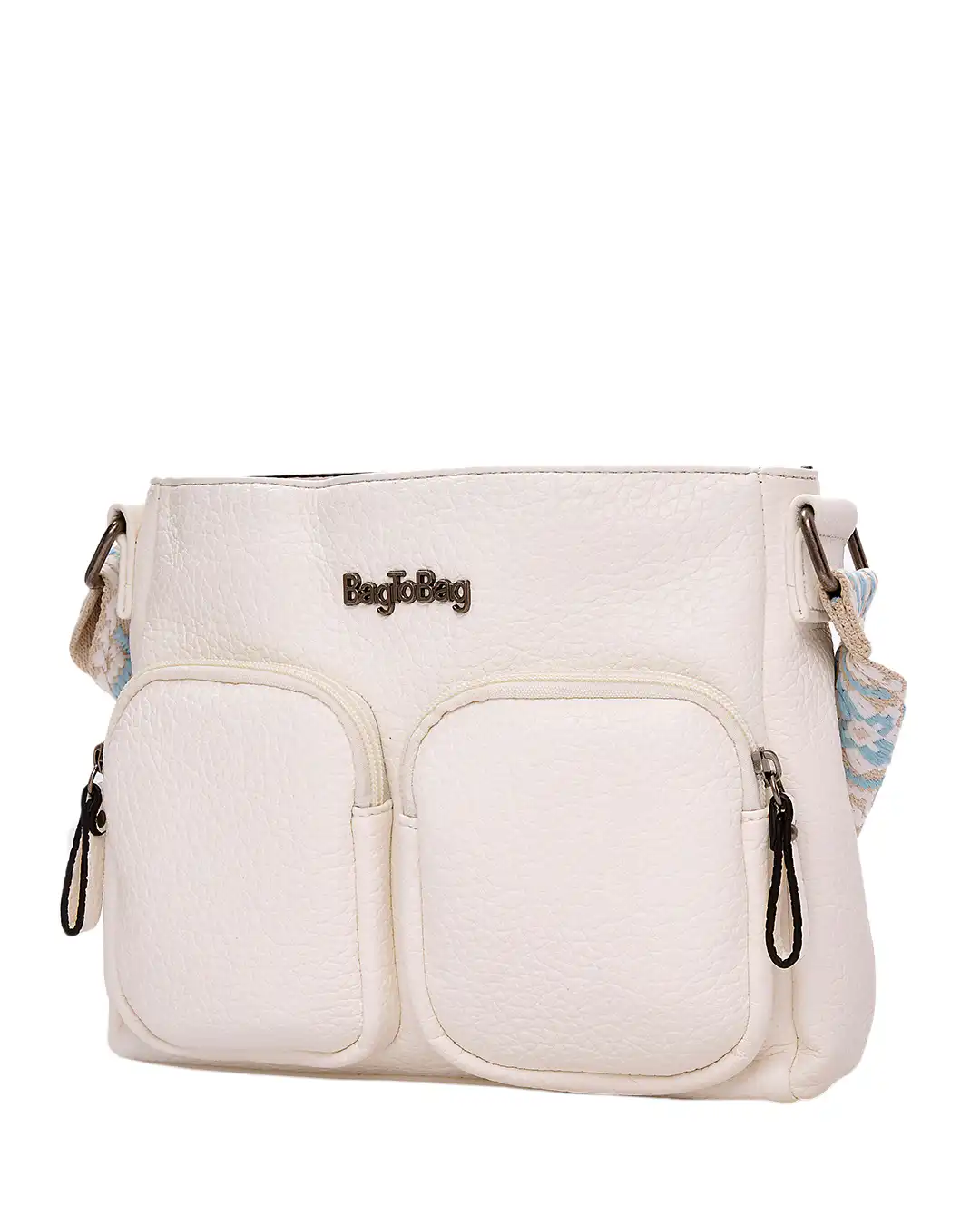 Τσάντα χιαστή W-6214 – Ασπρο