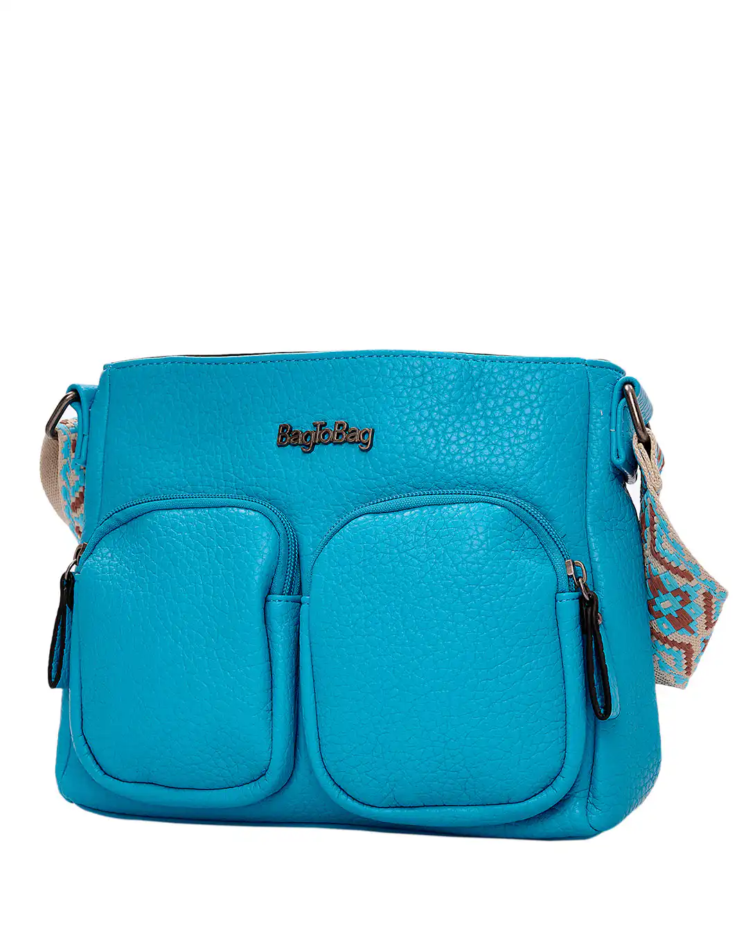 Τσάντα χιαστή W-6214 – Γαλάζιο