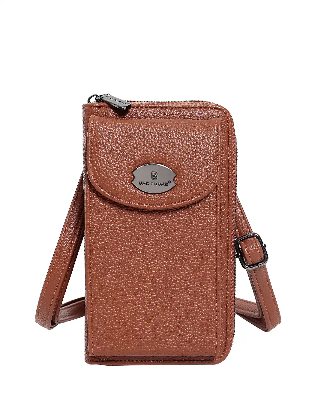 Τσαντάκι χιαστί HJ1005 – Καφέ