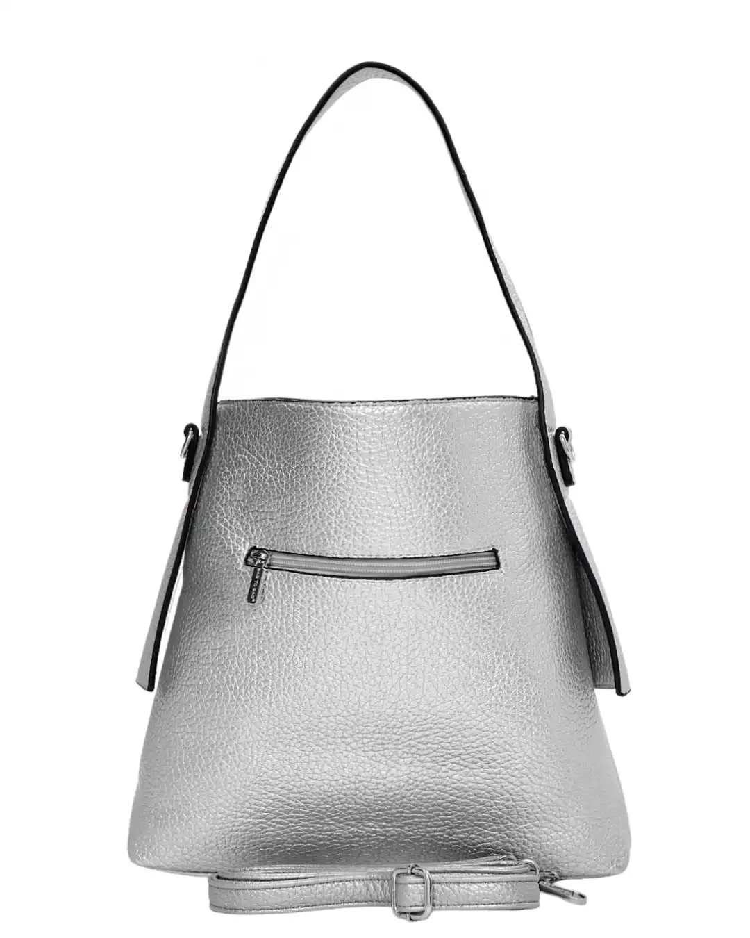 Τσάντα ώμου K-6183 - Ασημί