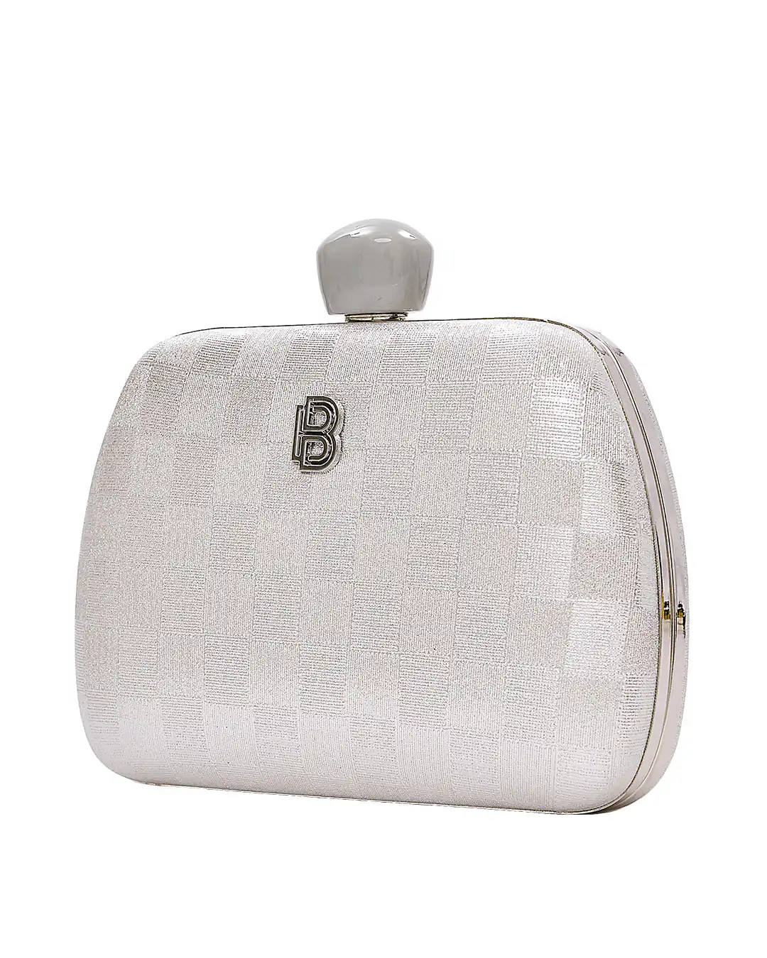 Τσάντα φάκελος clutch JH-21986 – Ασημί