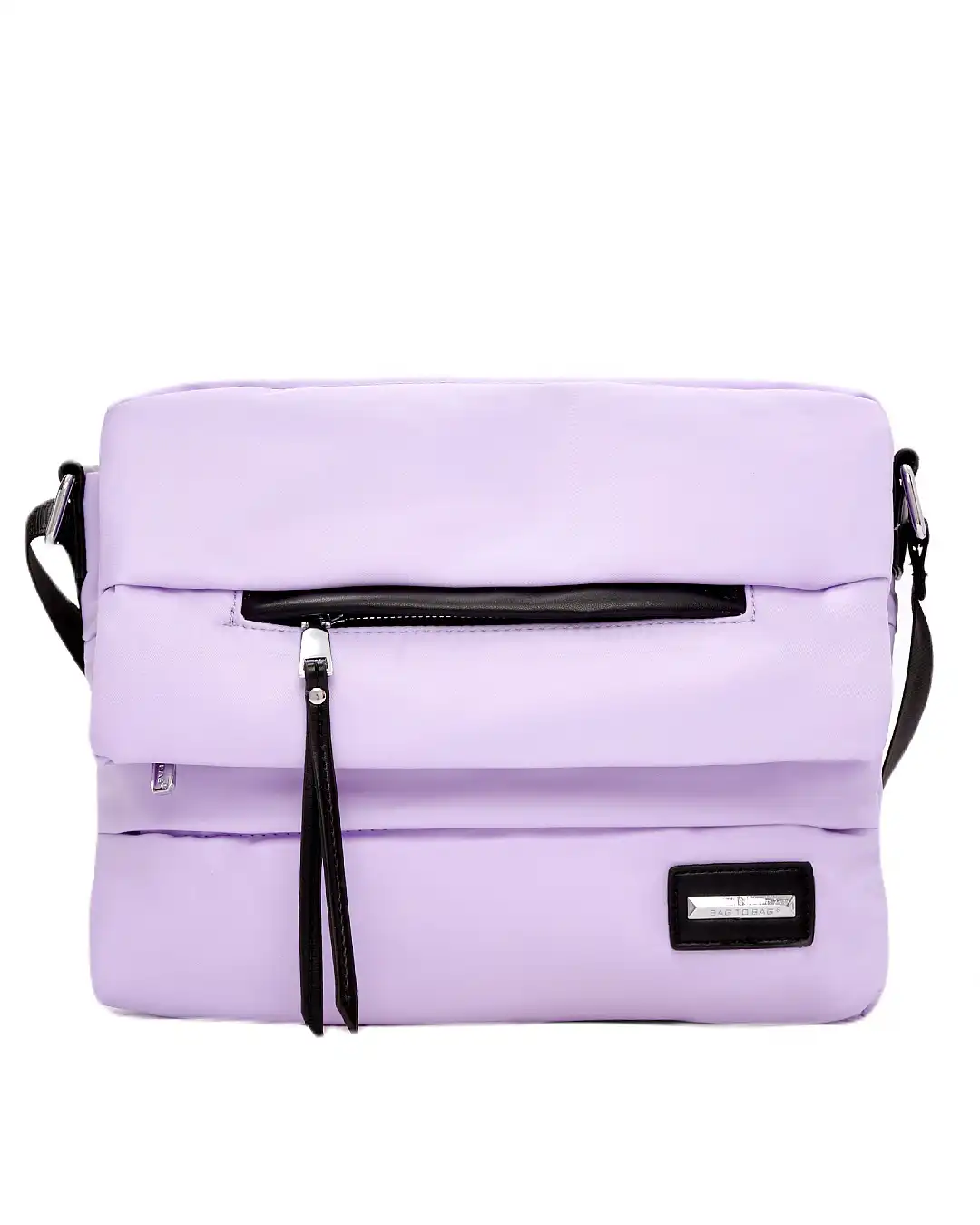 Τσάντα χιαστι με αδιάβροχο ύφασμα-KX2235 – Μώβ