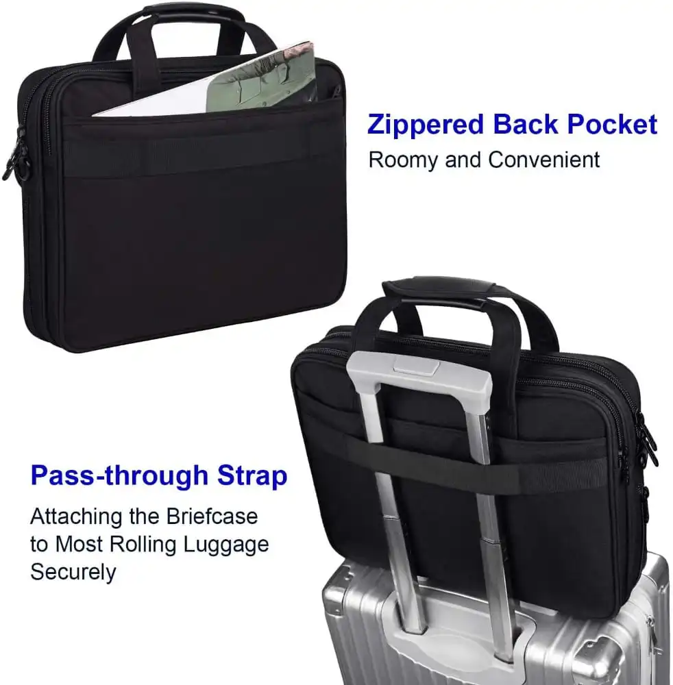 Υφασμάτινος Χαρτοφύλακας Taygeer 17'' laptop 21L 1073 μαύρο