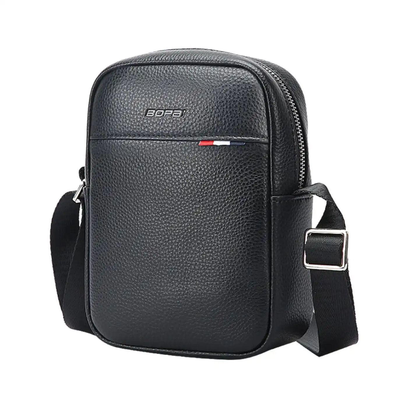 Δερμάτινο τσαντάκι ώμου Bopai 11-122591 μαύρο Δερμάτινο τσαντάκι ώμου Bopai 11-122591 μαύρο