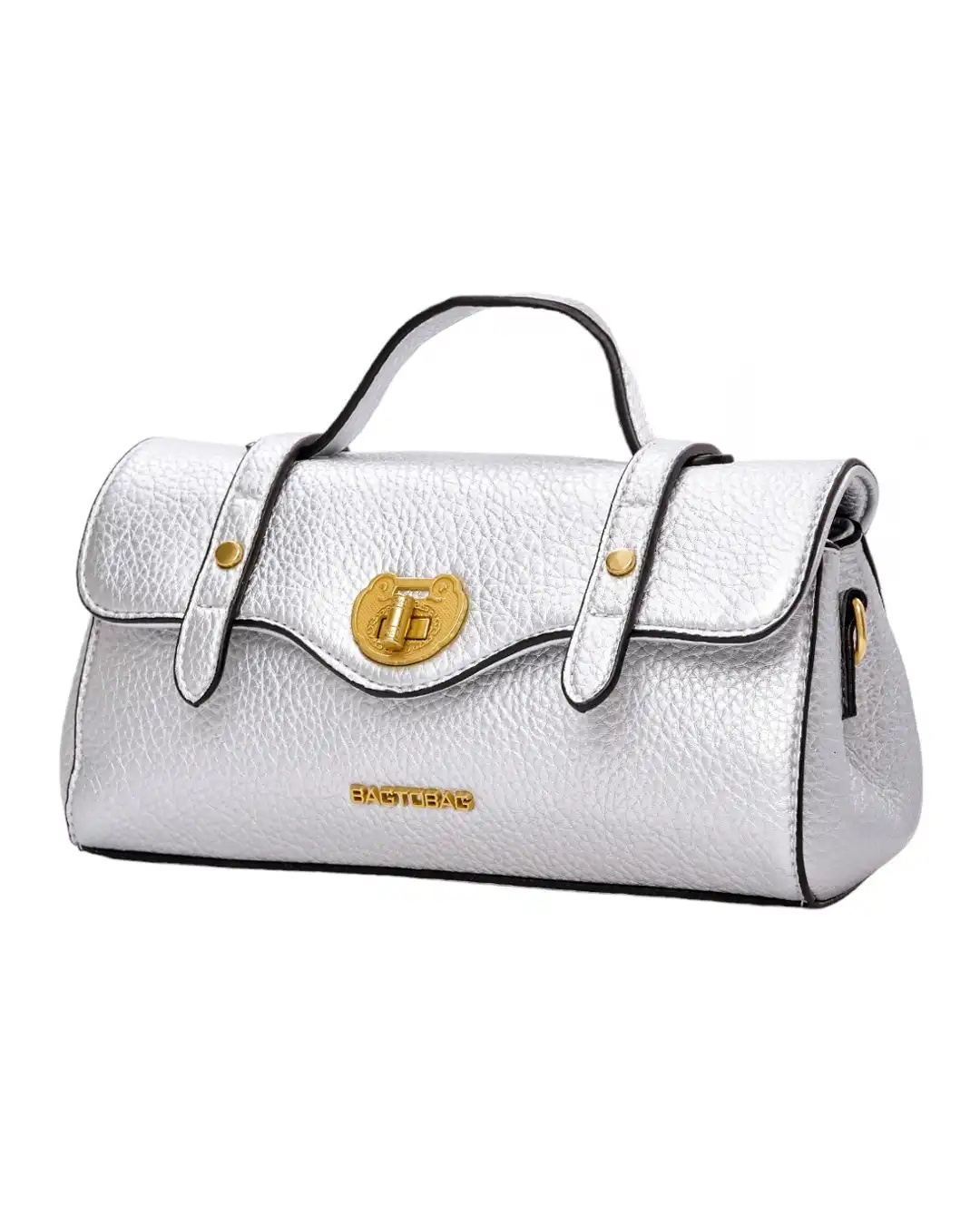 Τσάντα χειρός HM-18928 – Ασημί