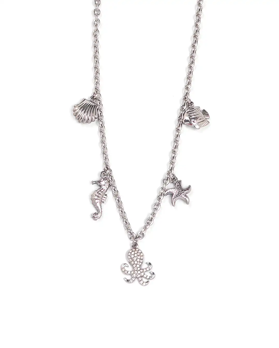 Κρεμαστό λαιμού ADL-K227 – Ασημί Κρεμαστό λαιμού ADL-K227 – Ασημί