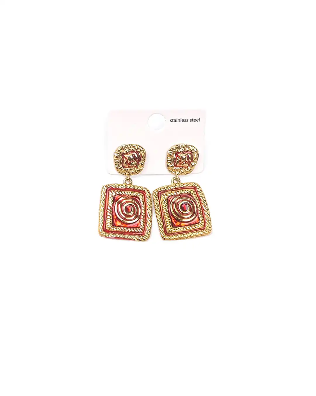 Κρεμαστό σκουλαρίκι OO-S423 – Κόκκινο Κρεμαστό σκουλαρίκι OO-S423 – Κόκκινο