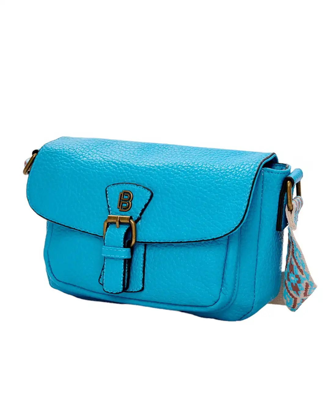 Τσάντα χιαστή P-6118 – Γαλάζιο