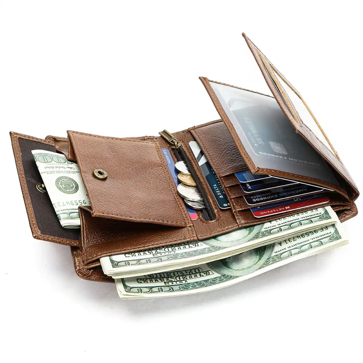 Δερμάτινο πορτοφόλι Cardinal 1152 coffee