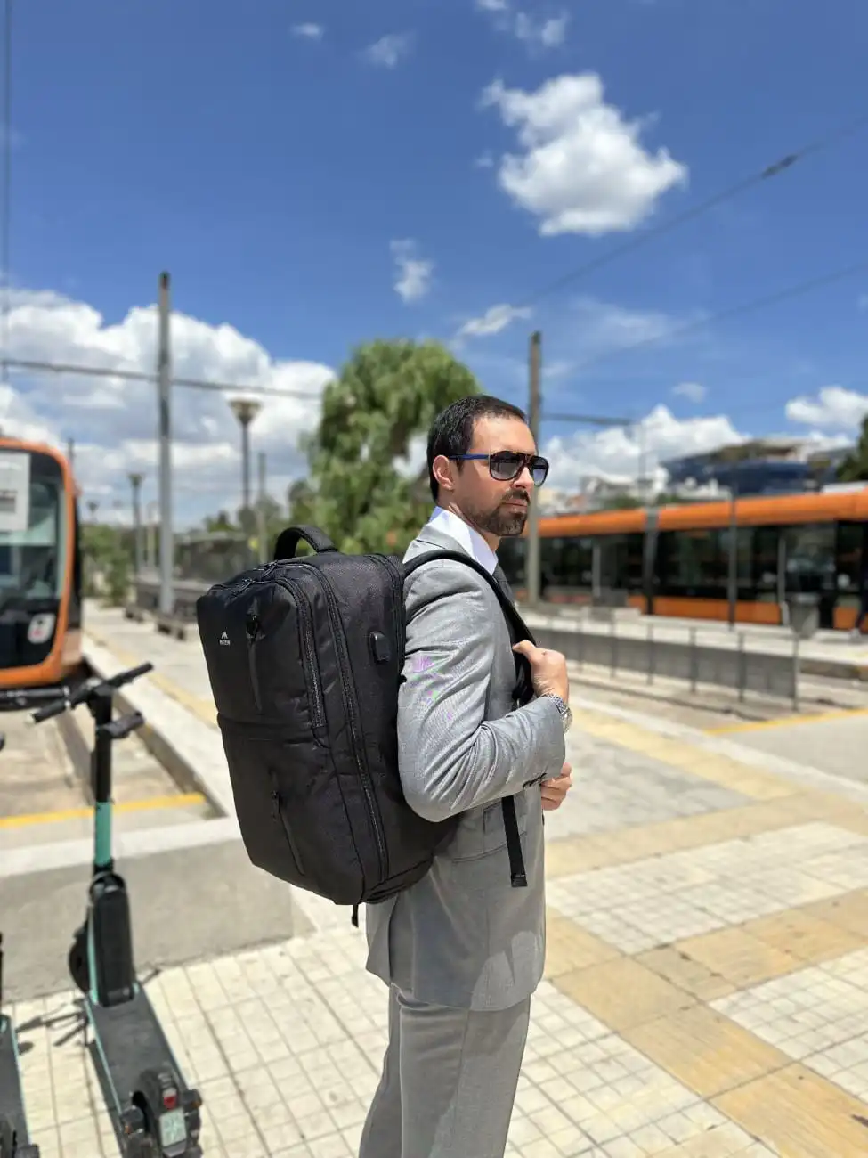 Σακίδιο πλάτης 40L Ταξιδιού 17” Matein 1197 μαύρο Σακίδιο πλάτης 40L Ταξιδιού 17” Matein 1197 μαύρο